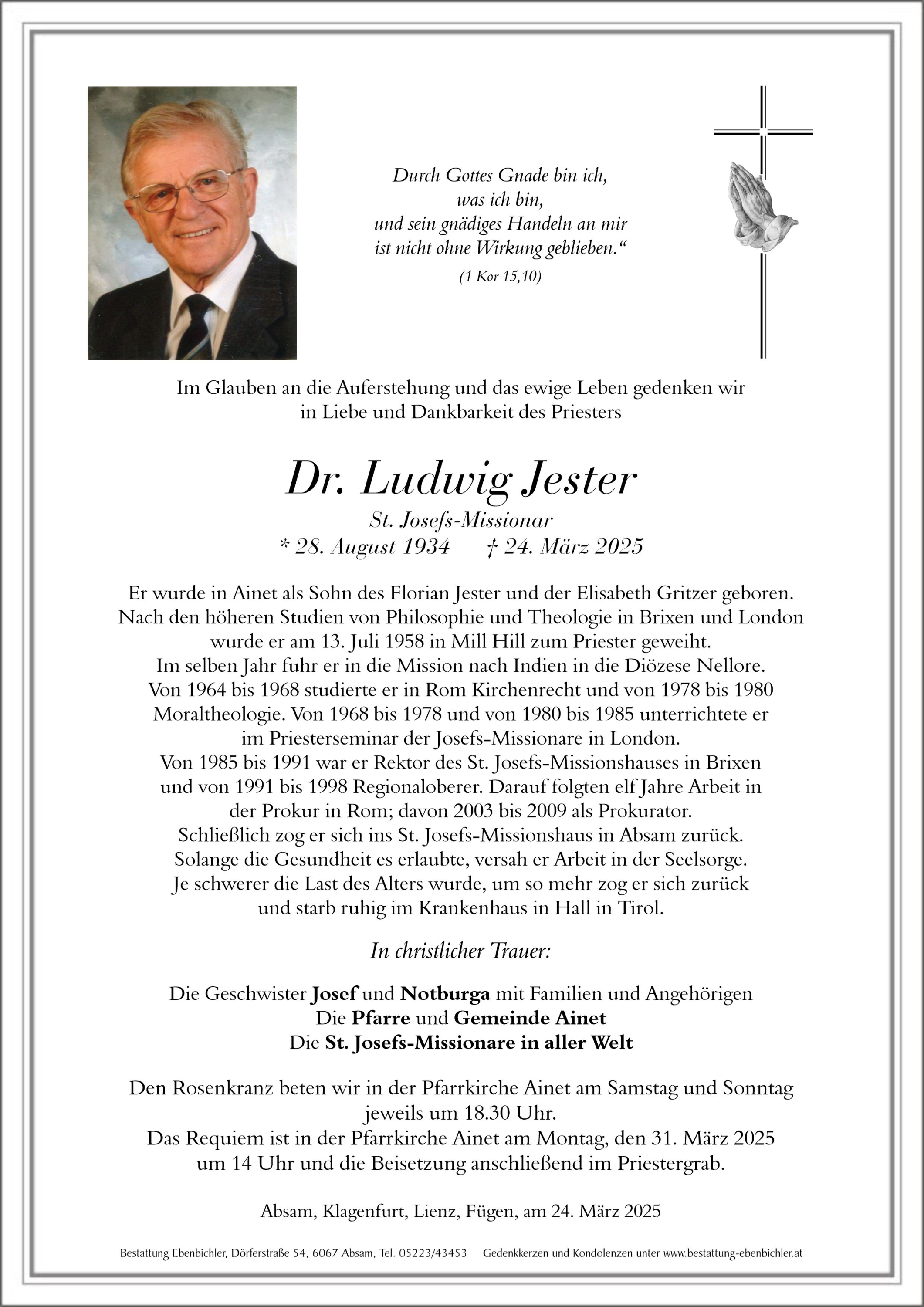 Dr. Ludwig Jester