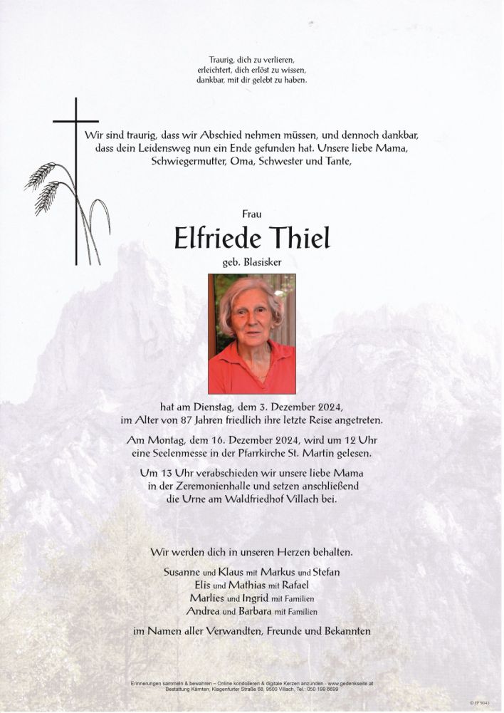 Elfriede Thiel