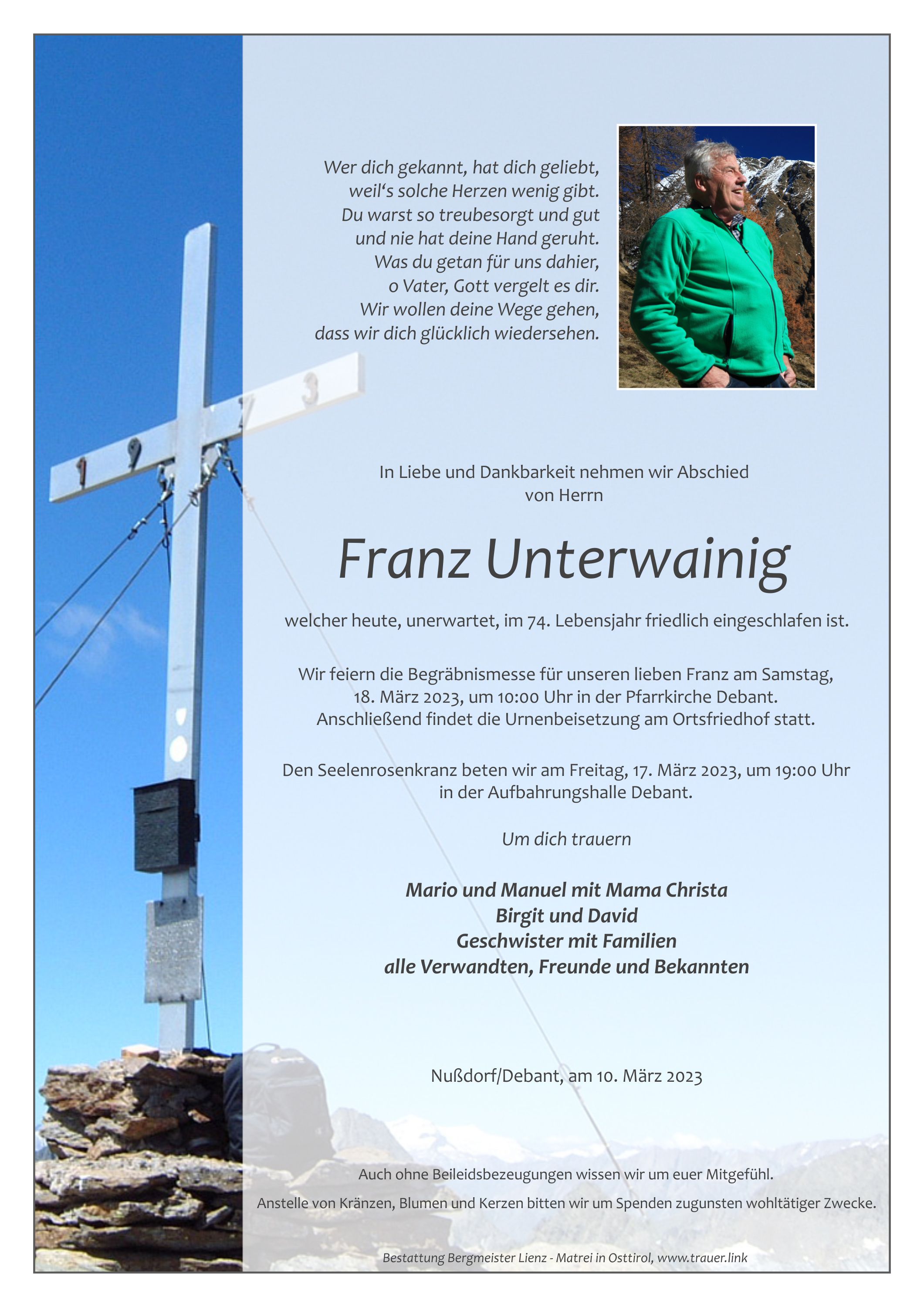 Franz Unterwainig