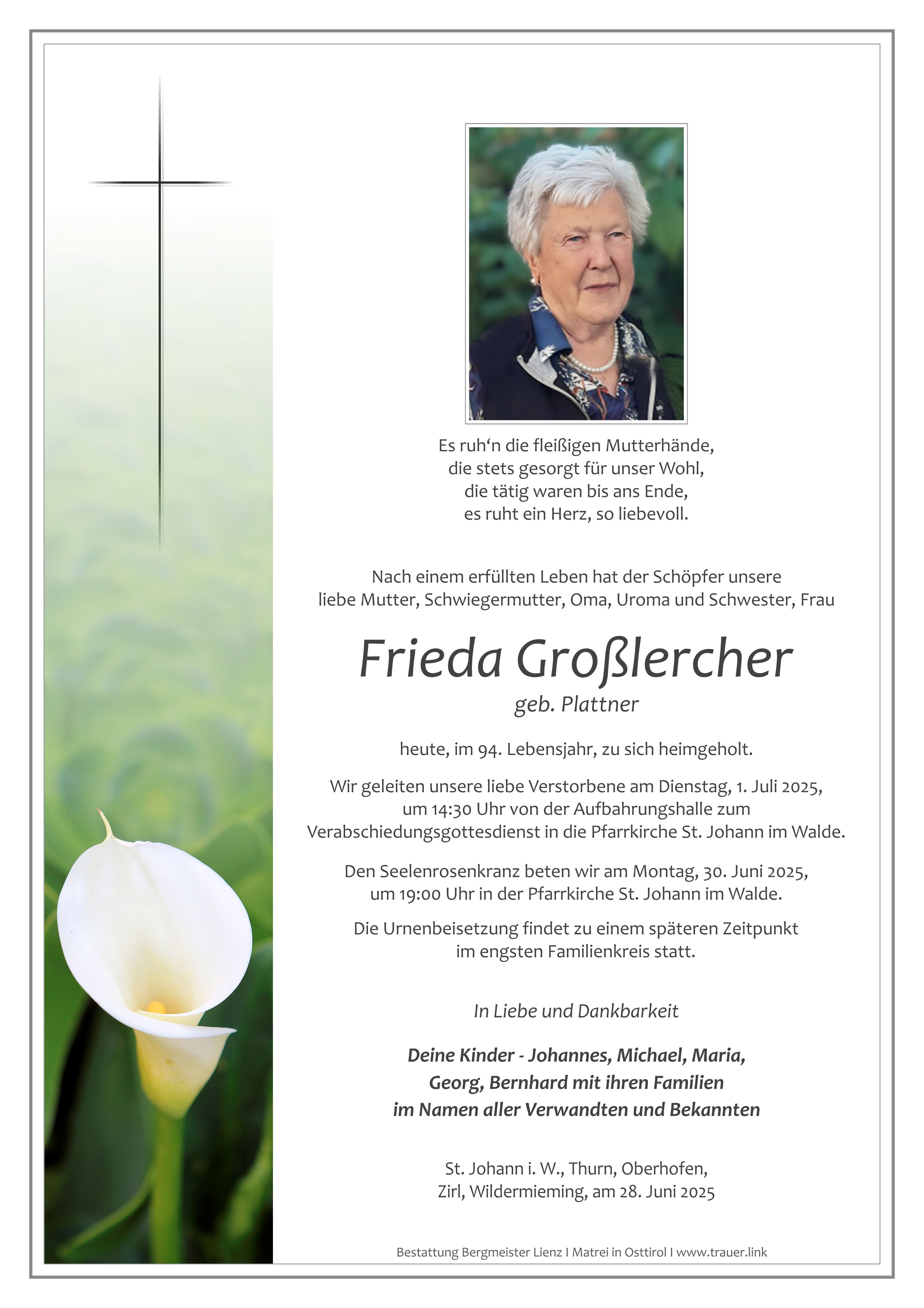 Frieda Großlercher