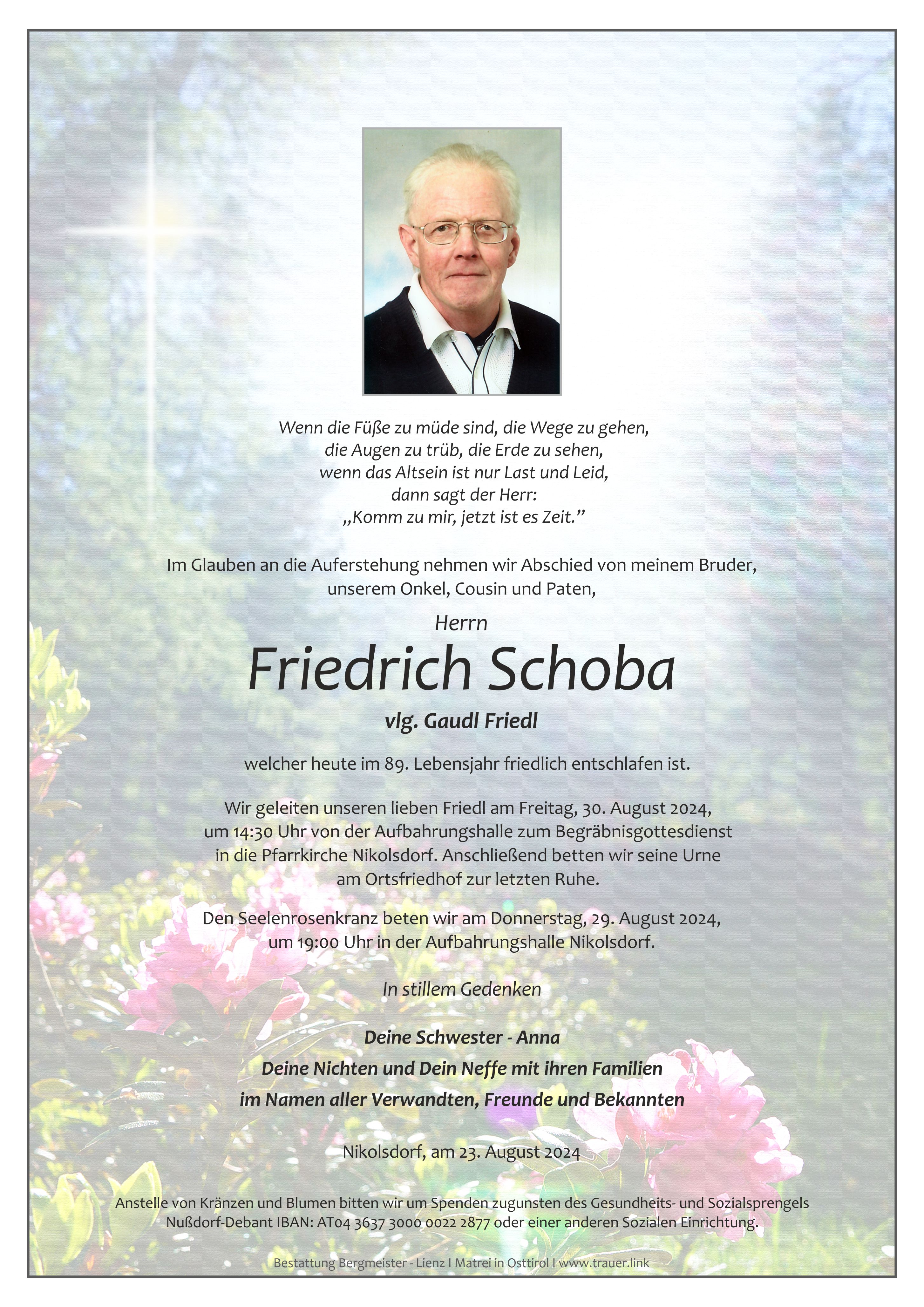 Friedrich Schoba
