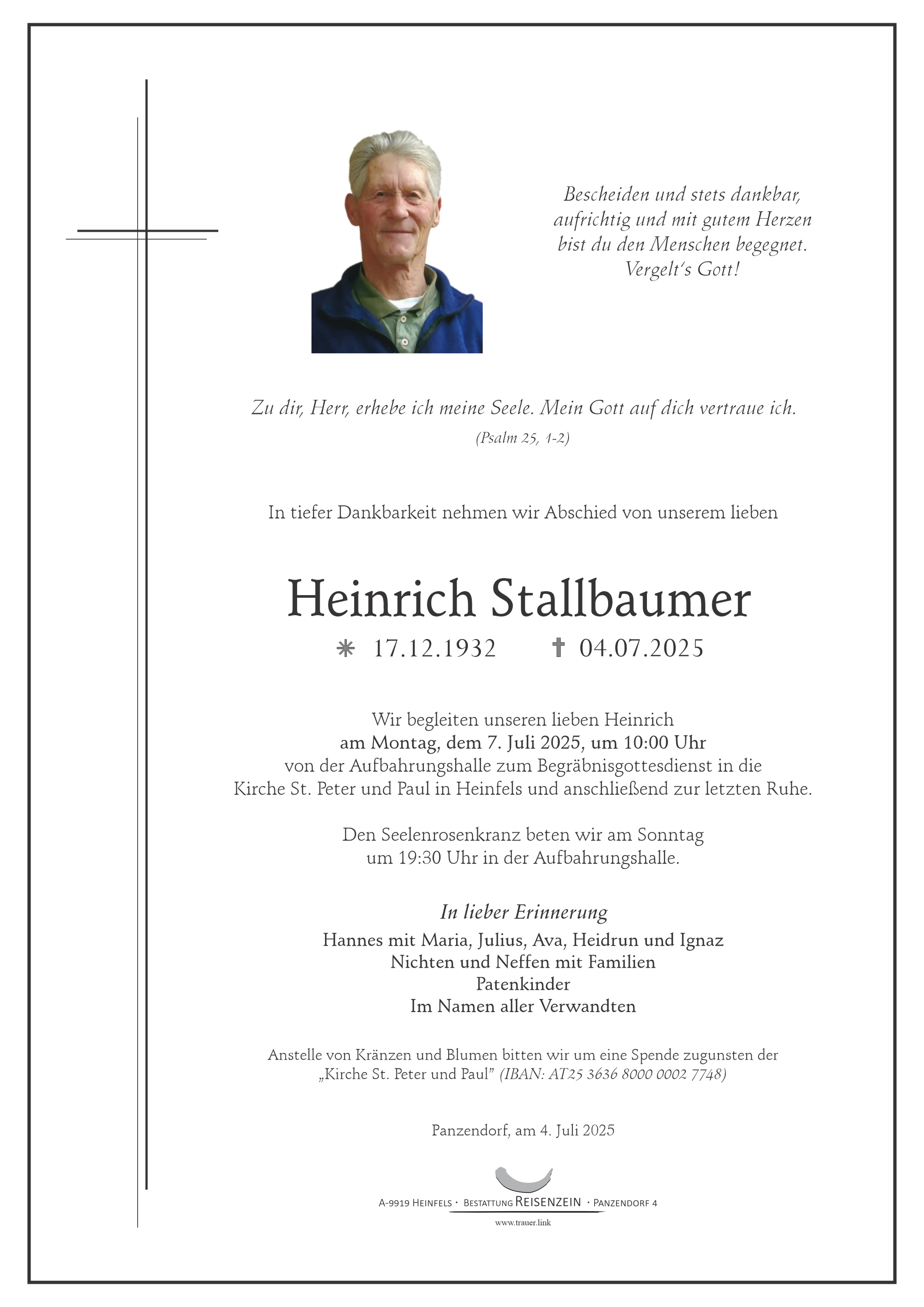 Heinrich Stallbaumer