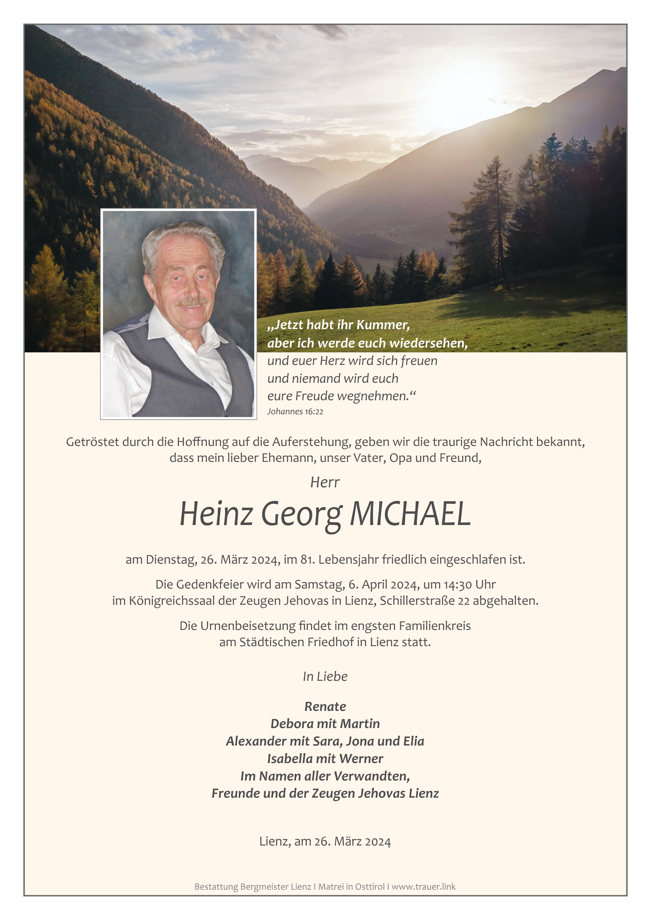 Heinz Georg MICHAEL