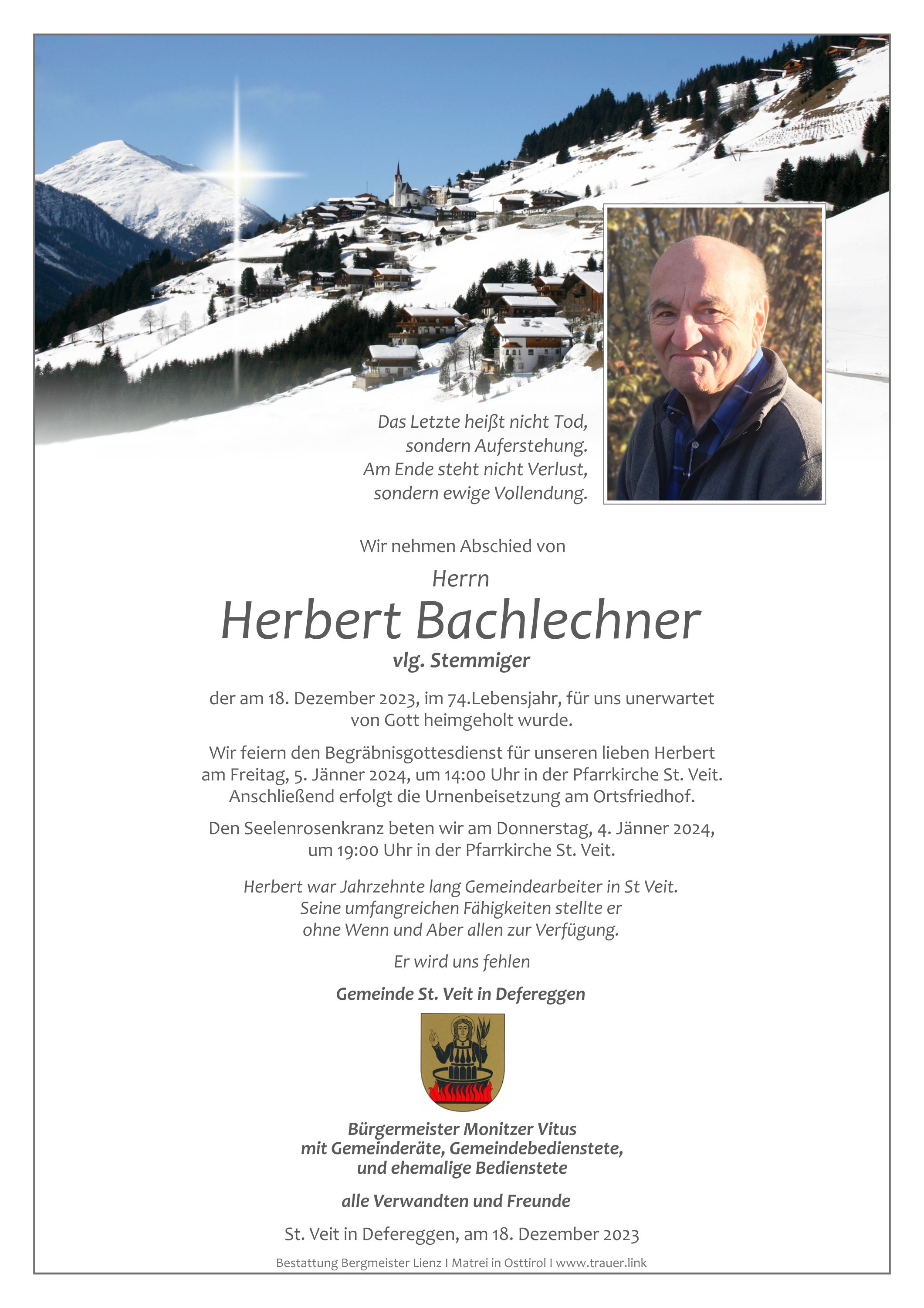 Herbert Bachlechner