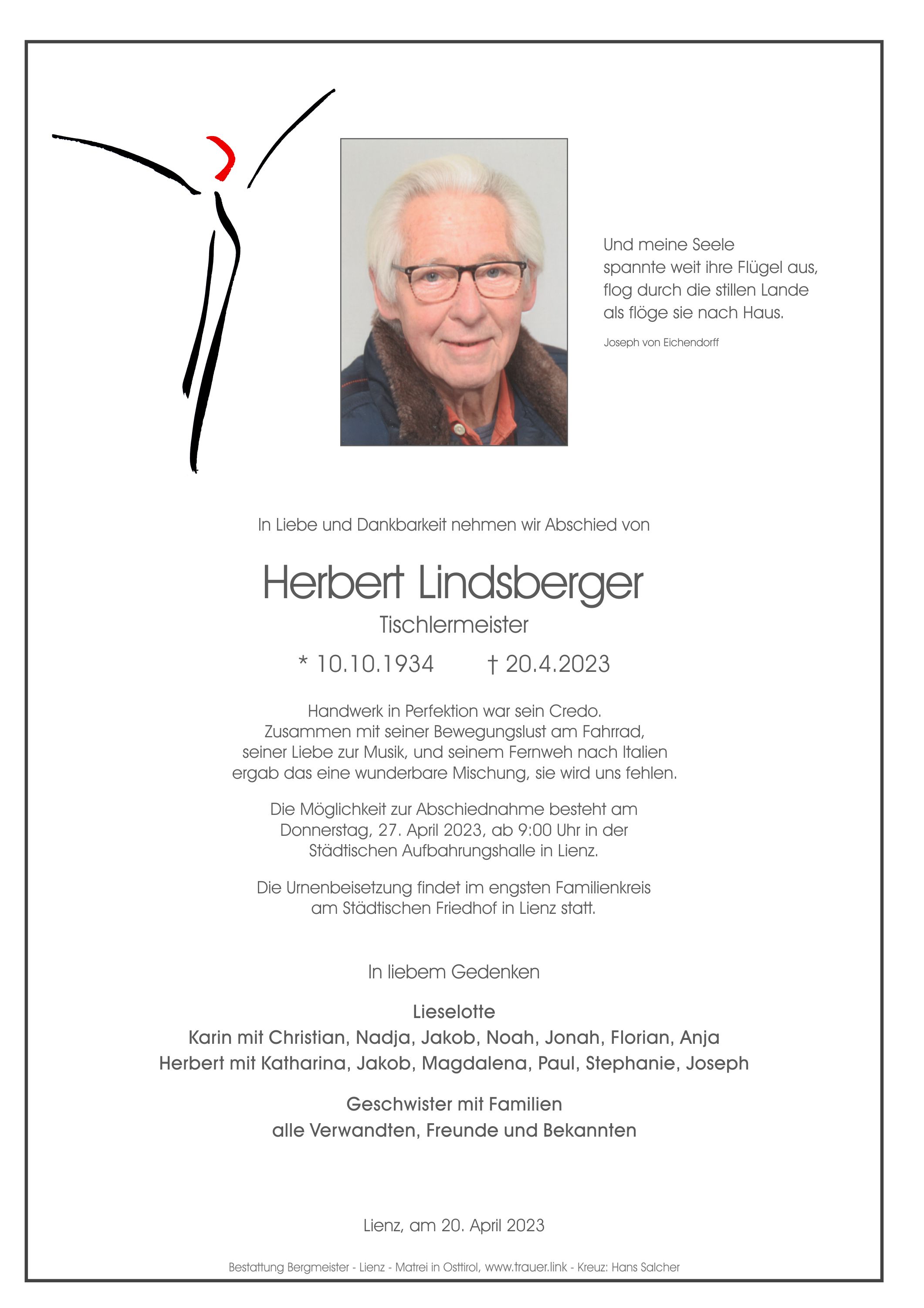 Herbert Lindsberger