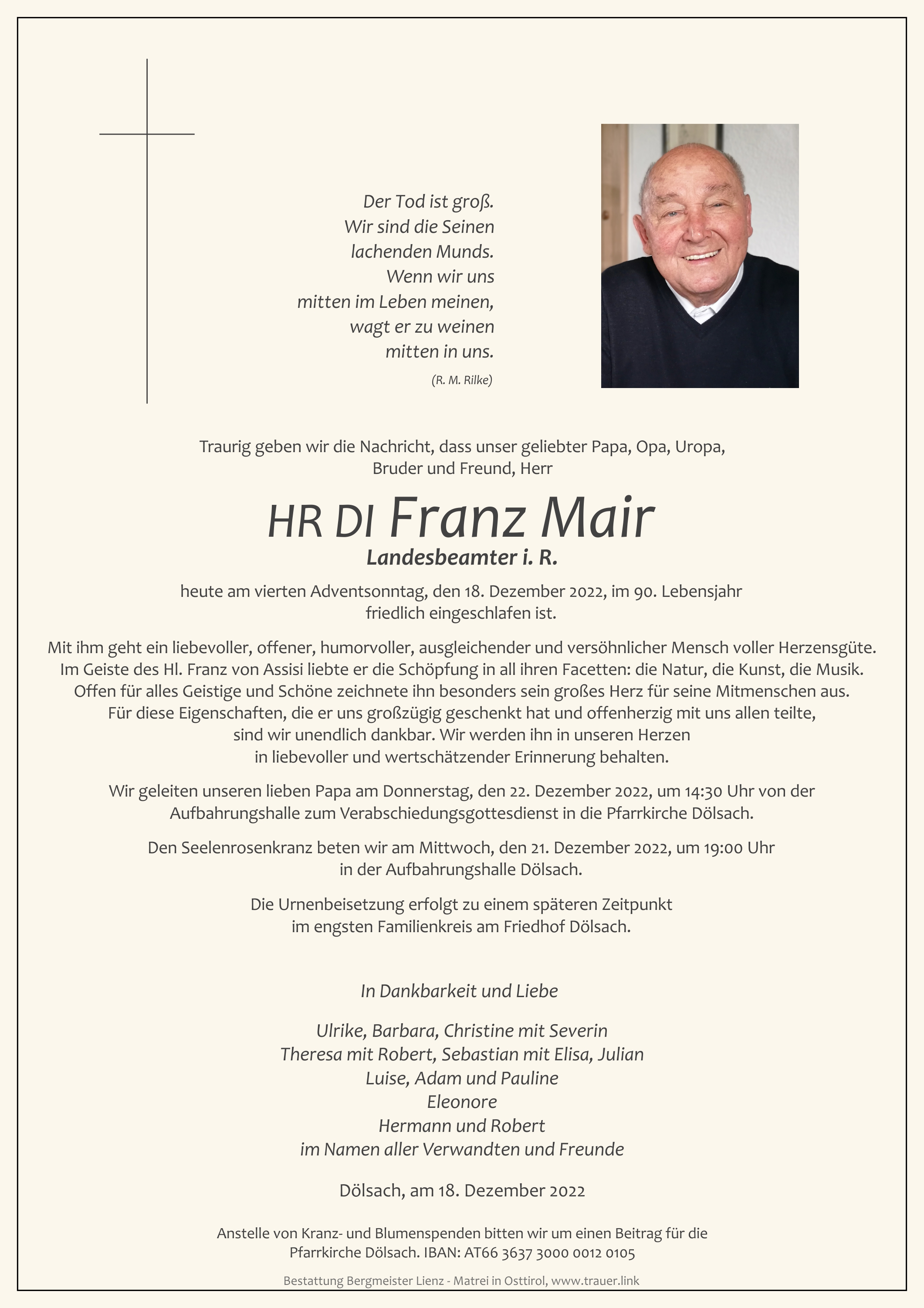 HR DI Franz Mair