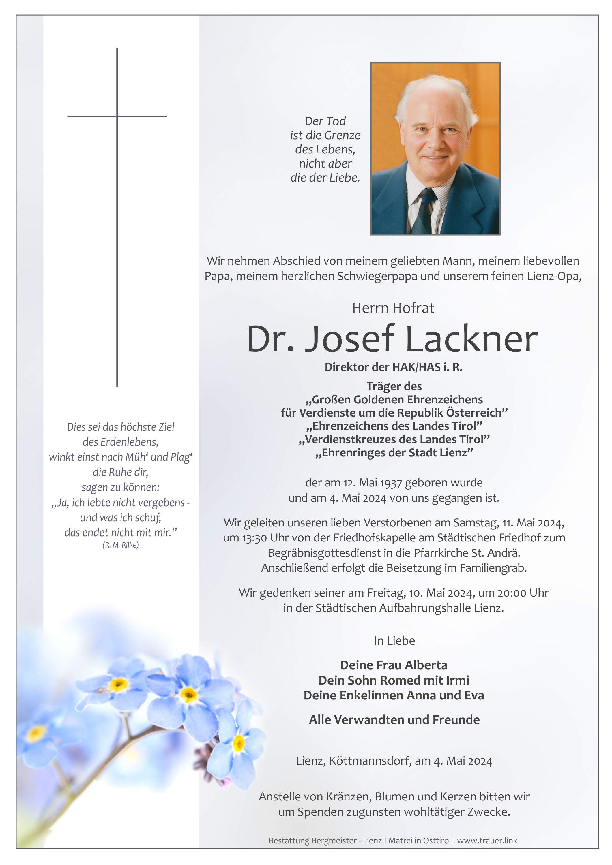 HR Dr. Josef Lackner