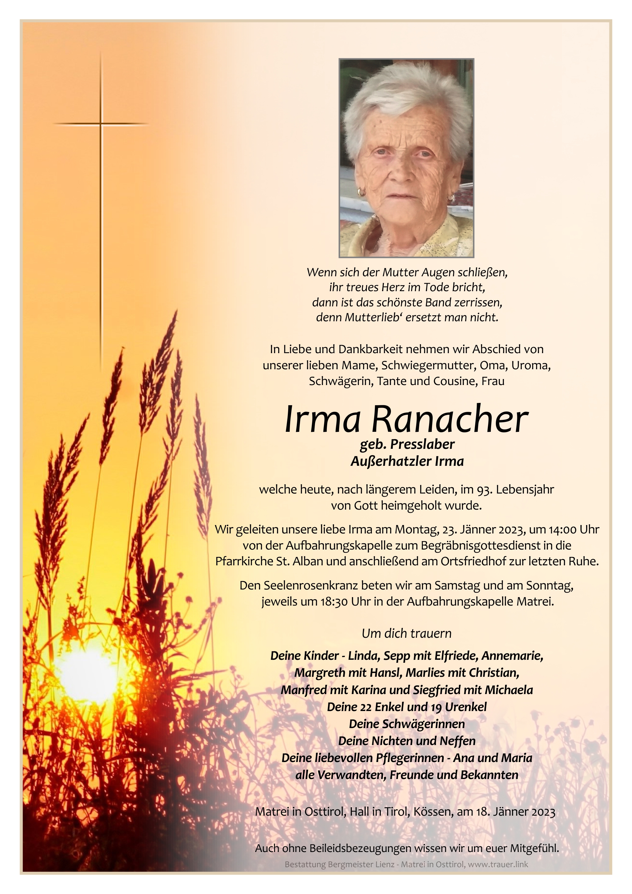 Irma Ranacher