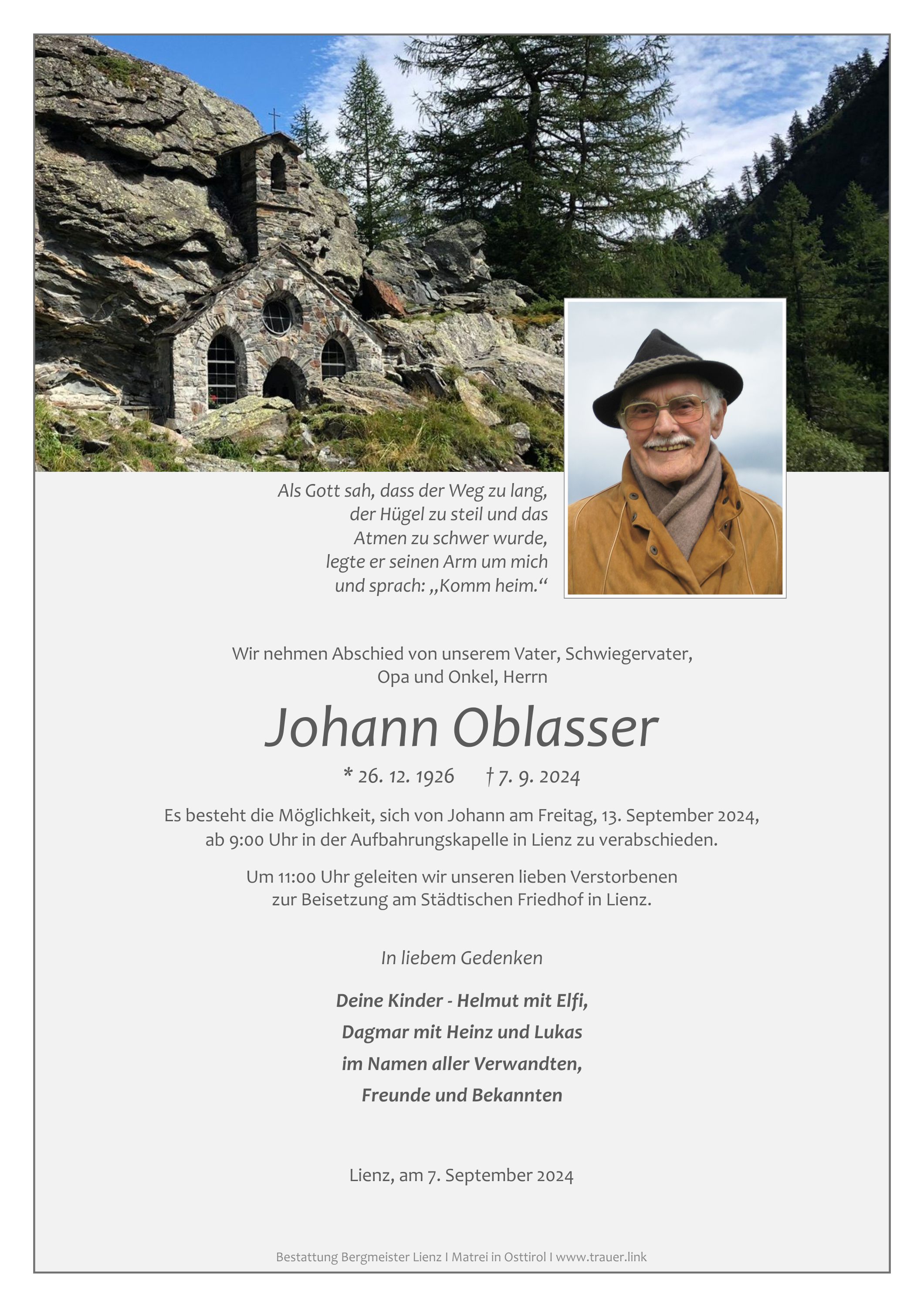 Johann Oblasser
