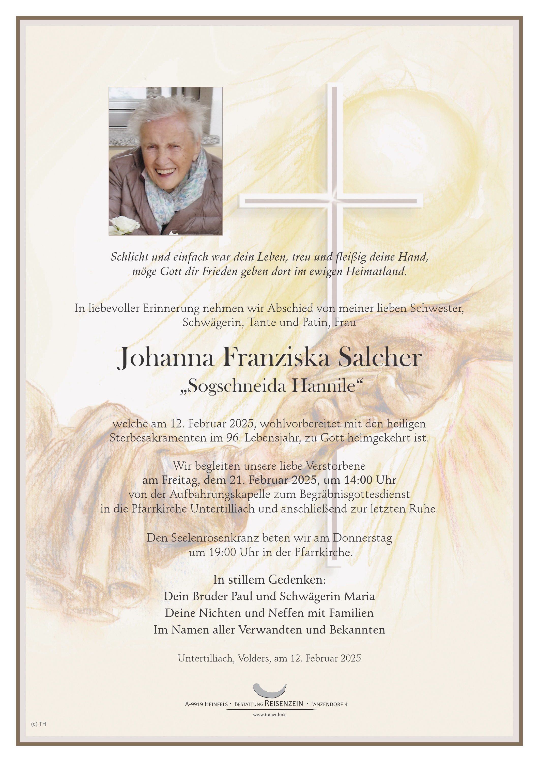 Johanna Franziska Salcher