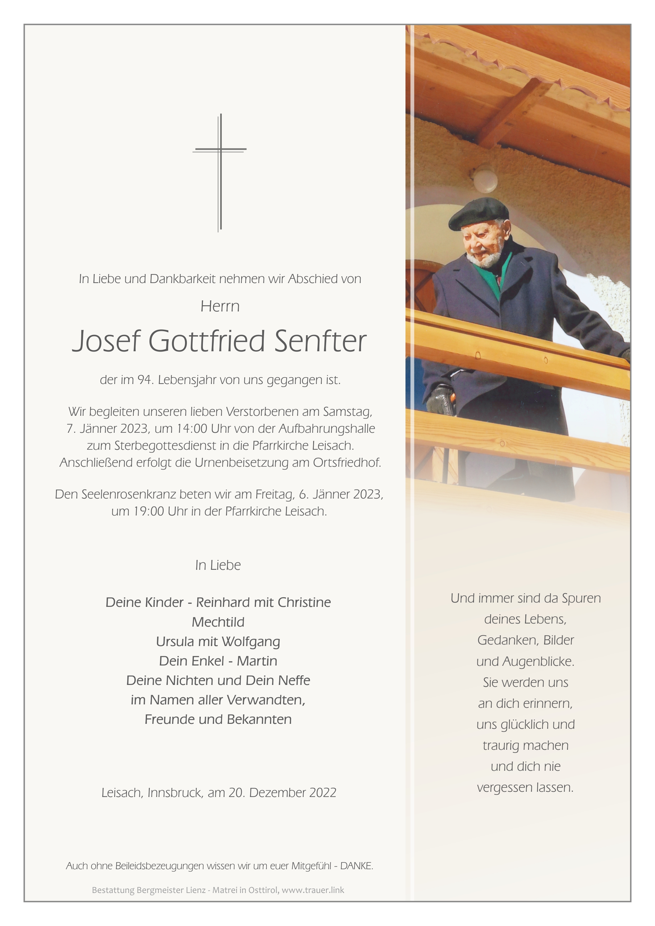 Josef Gottfried Senfter