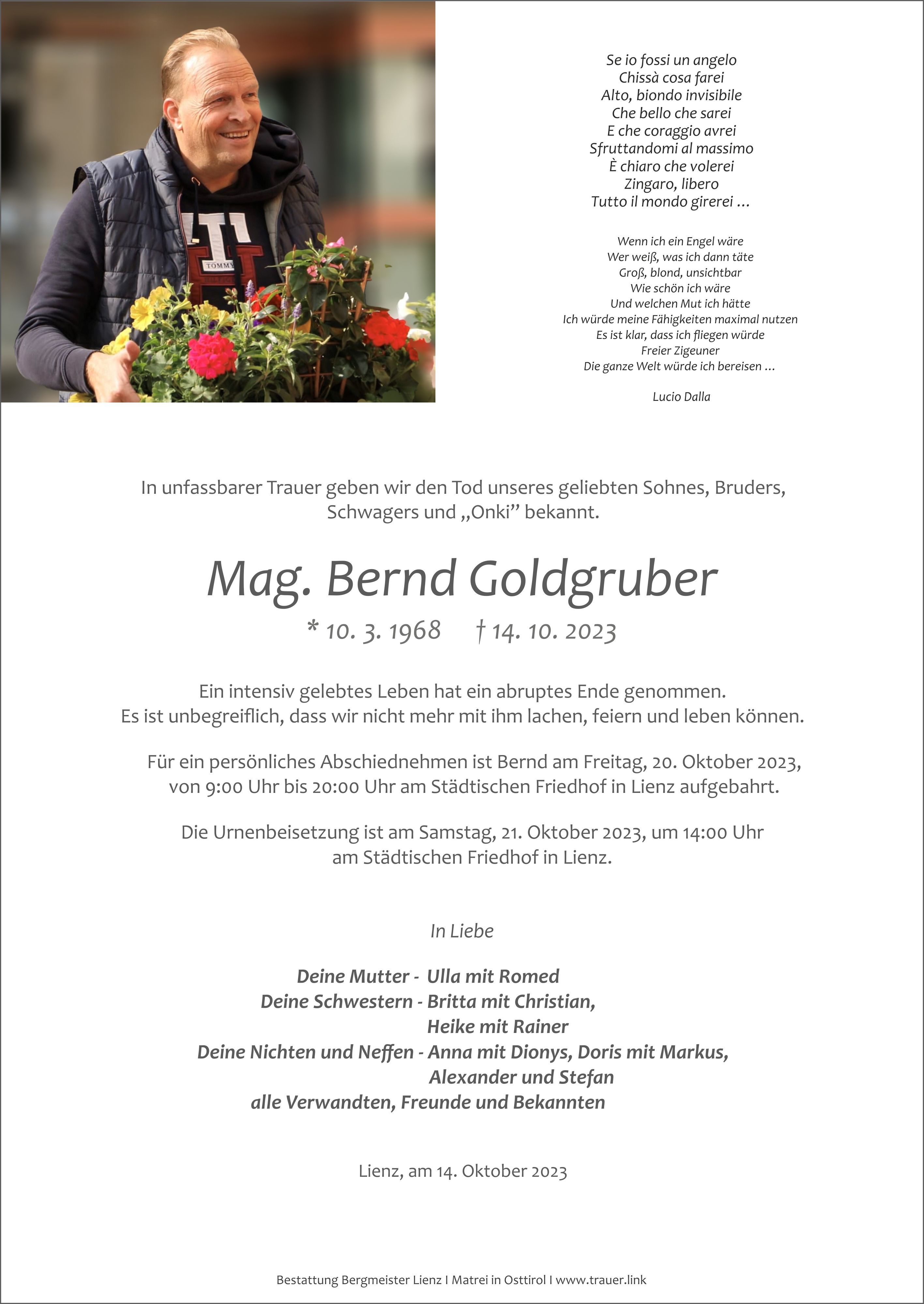 Mag. Bernd Goldgruber