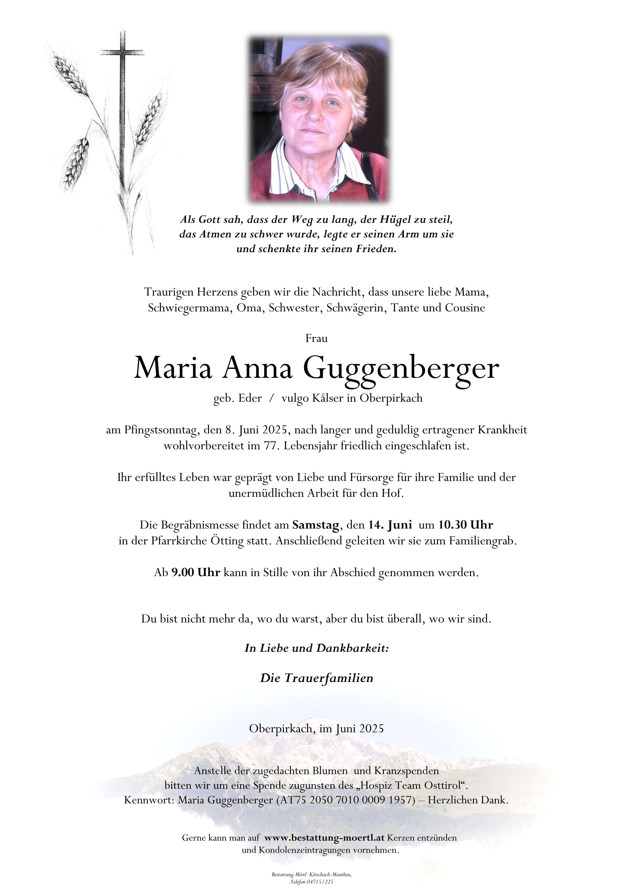 Maria Anna Guggenberger