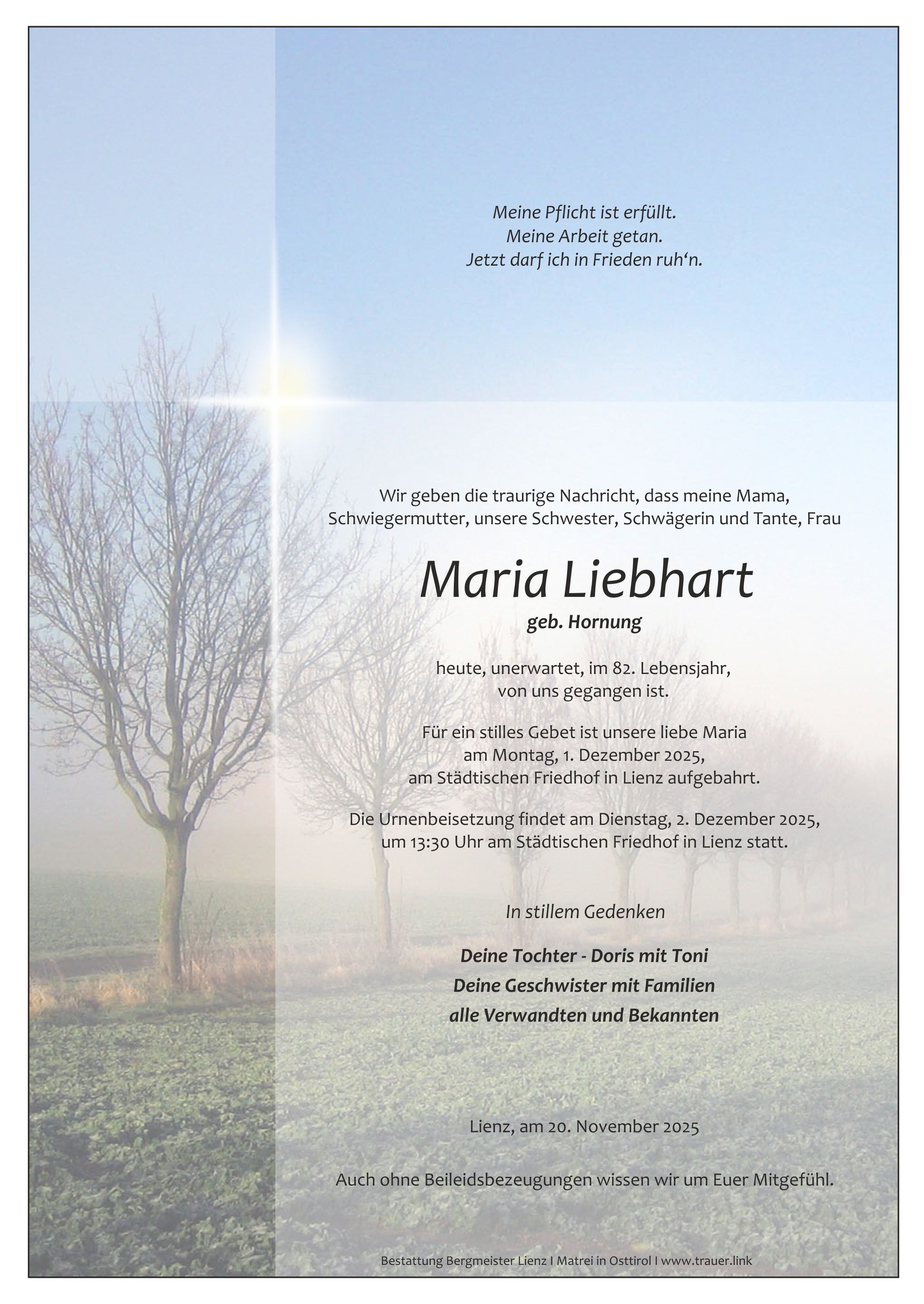 Maria Liebhart