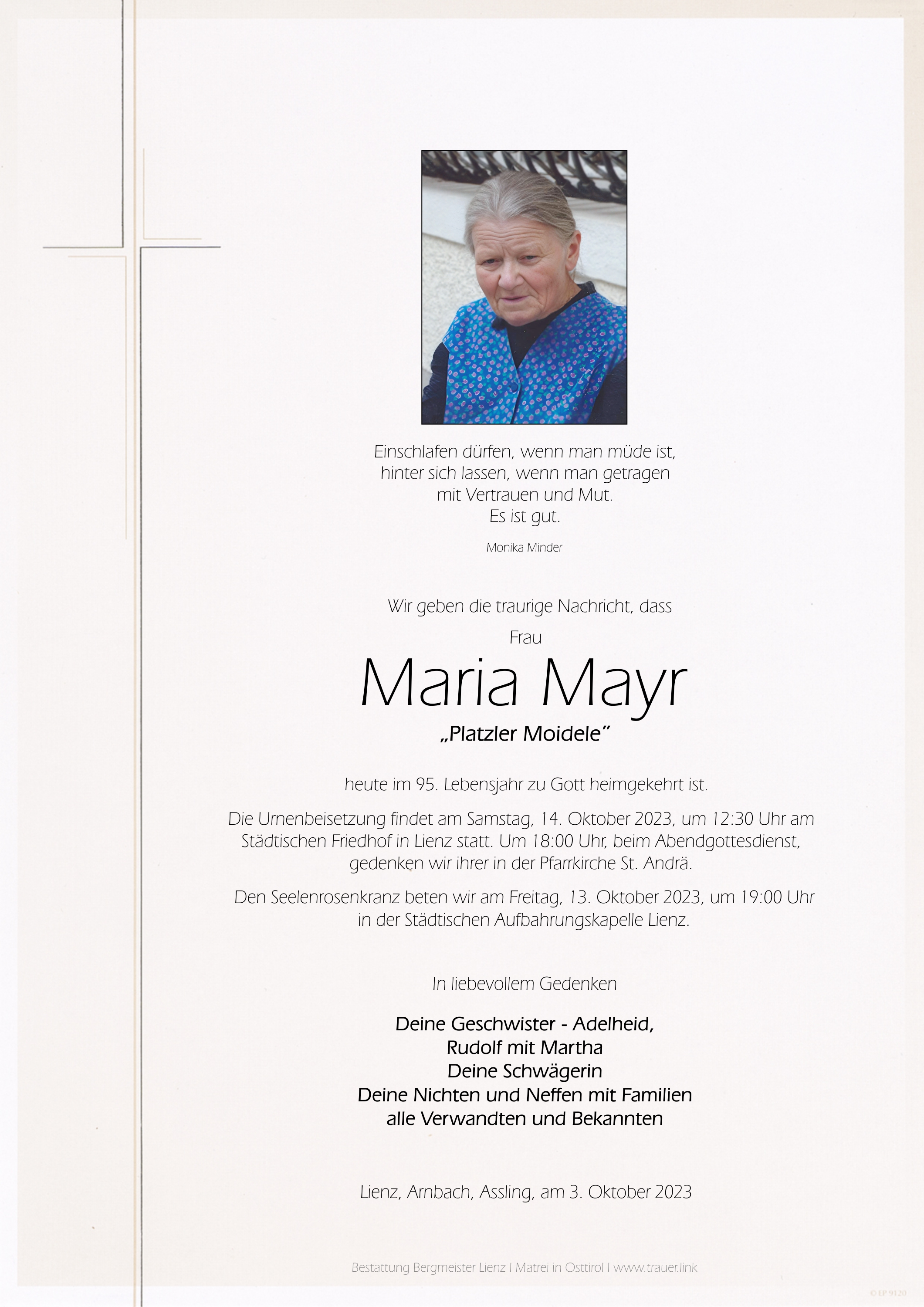 Maria Mayr