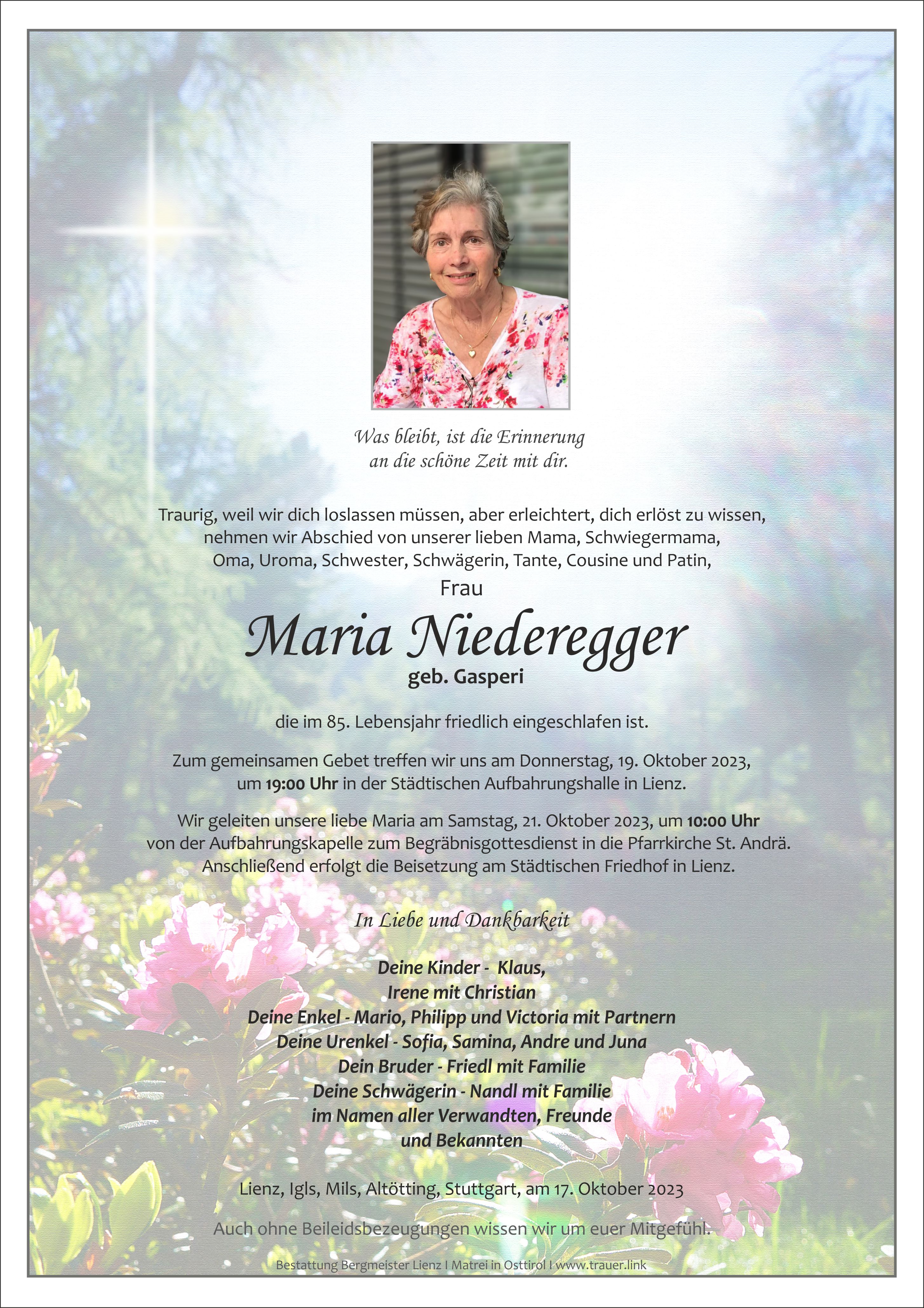 Maria Niederegger