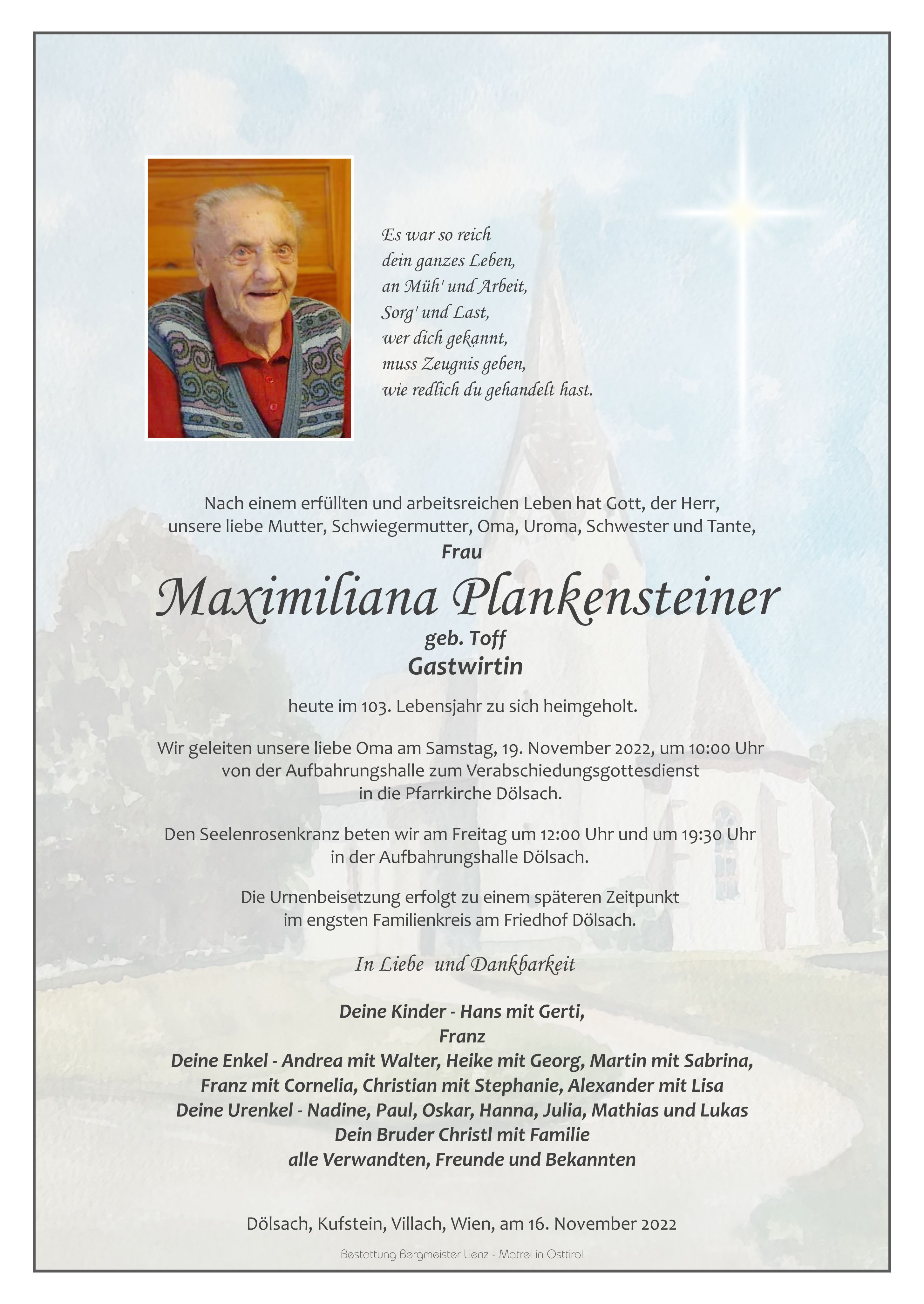 Maximiliana Plankensteiner