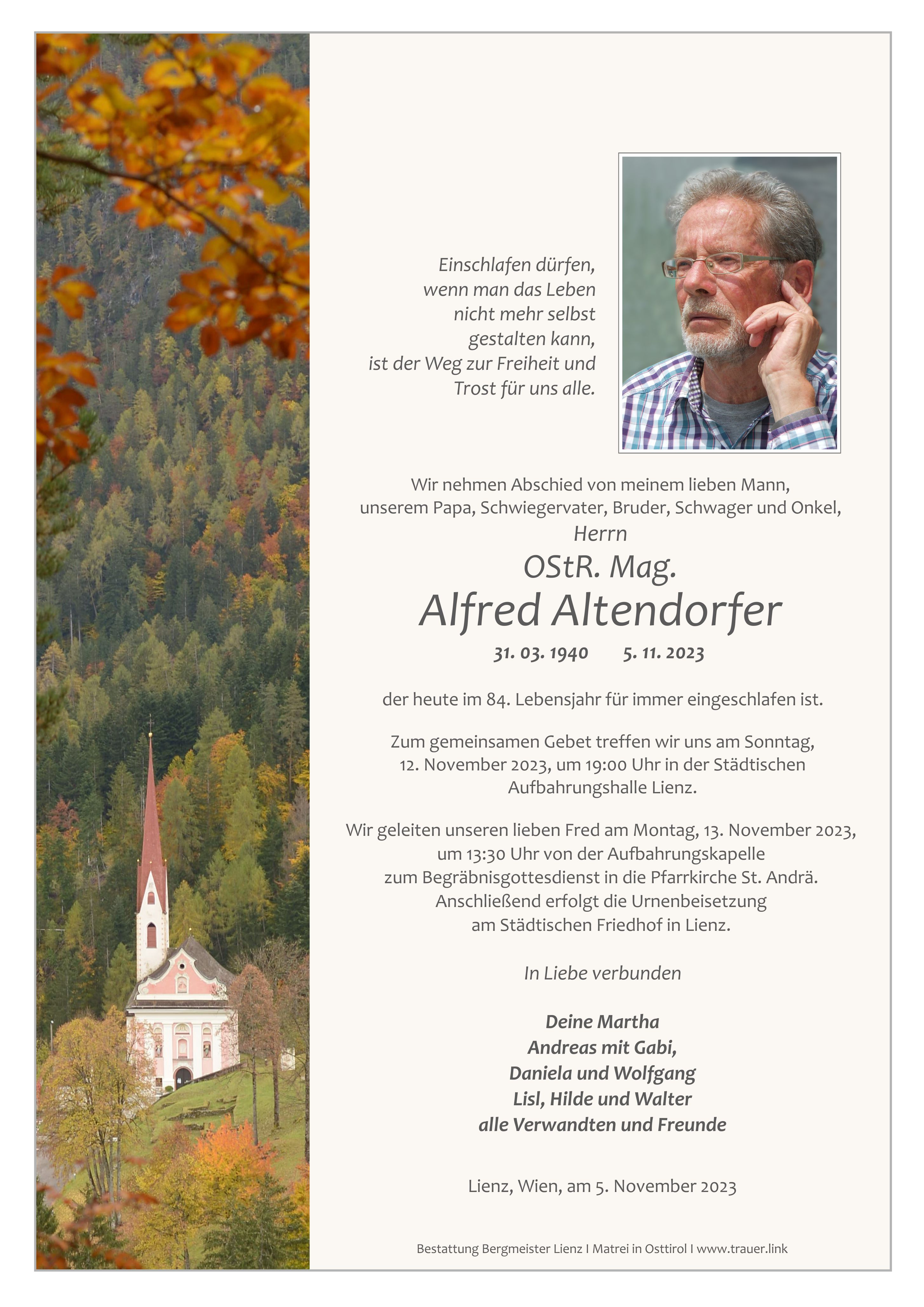 OStR. Mag. Alfred Altendorfer