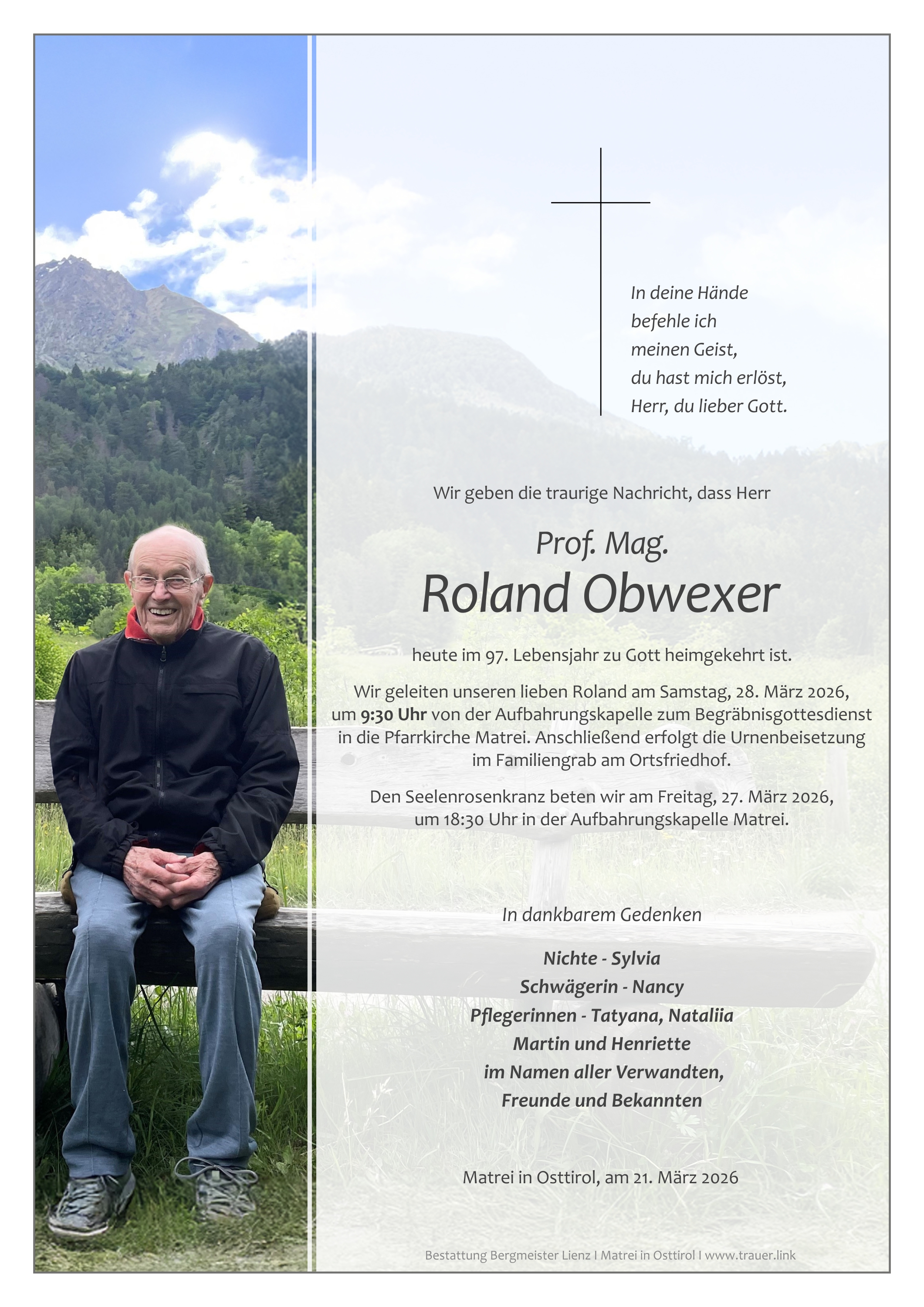 Prof. Mag. Roland Obwexer