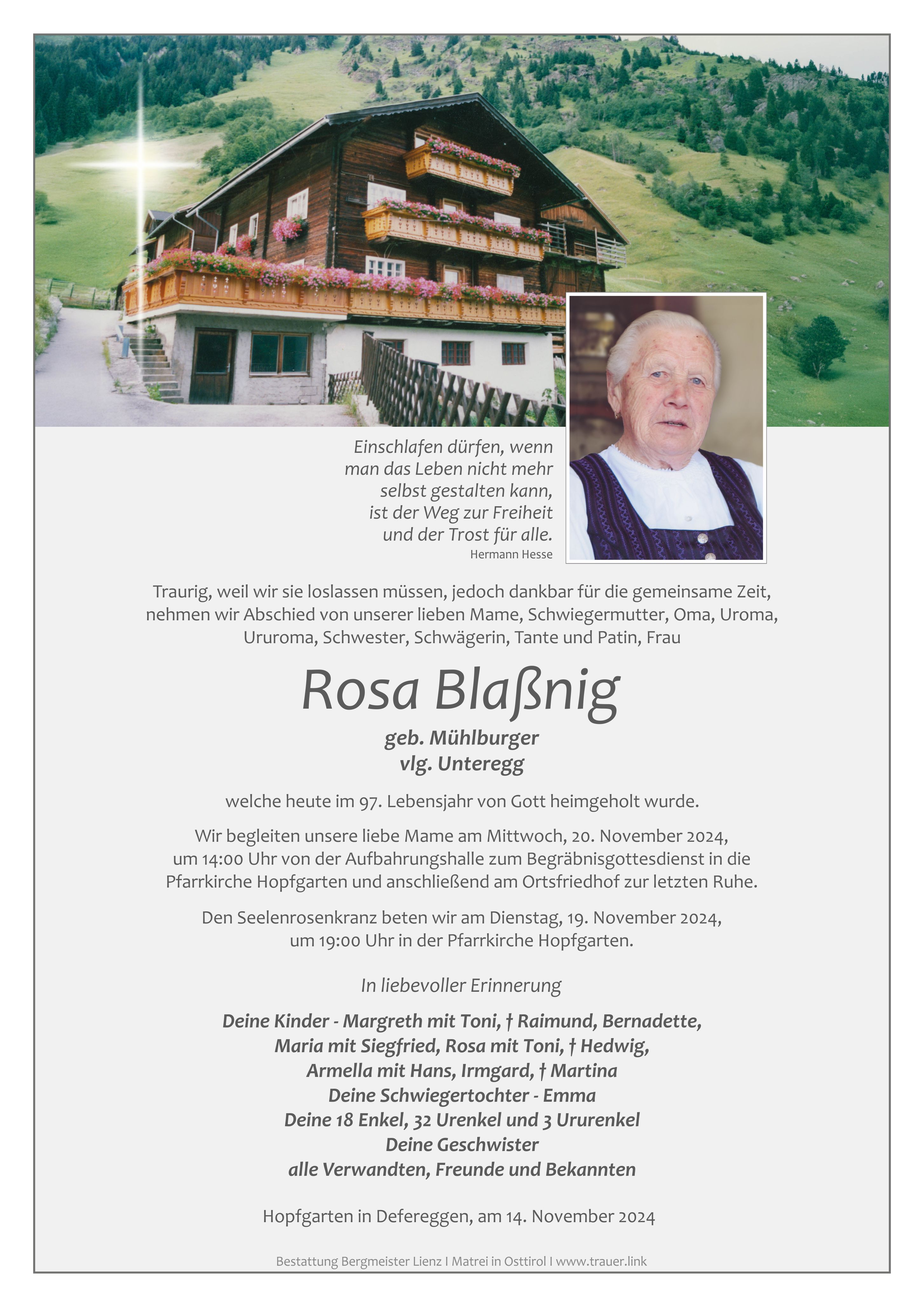 Rosa Blaßnig