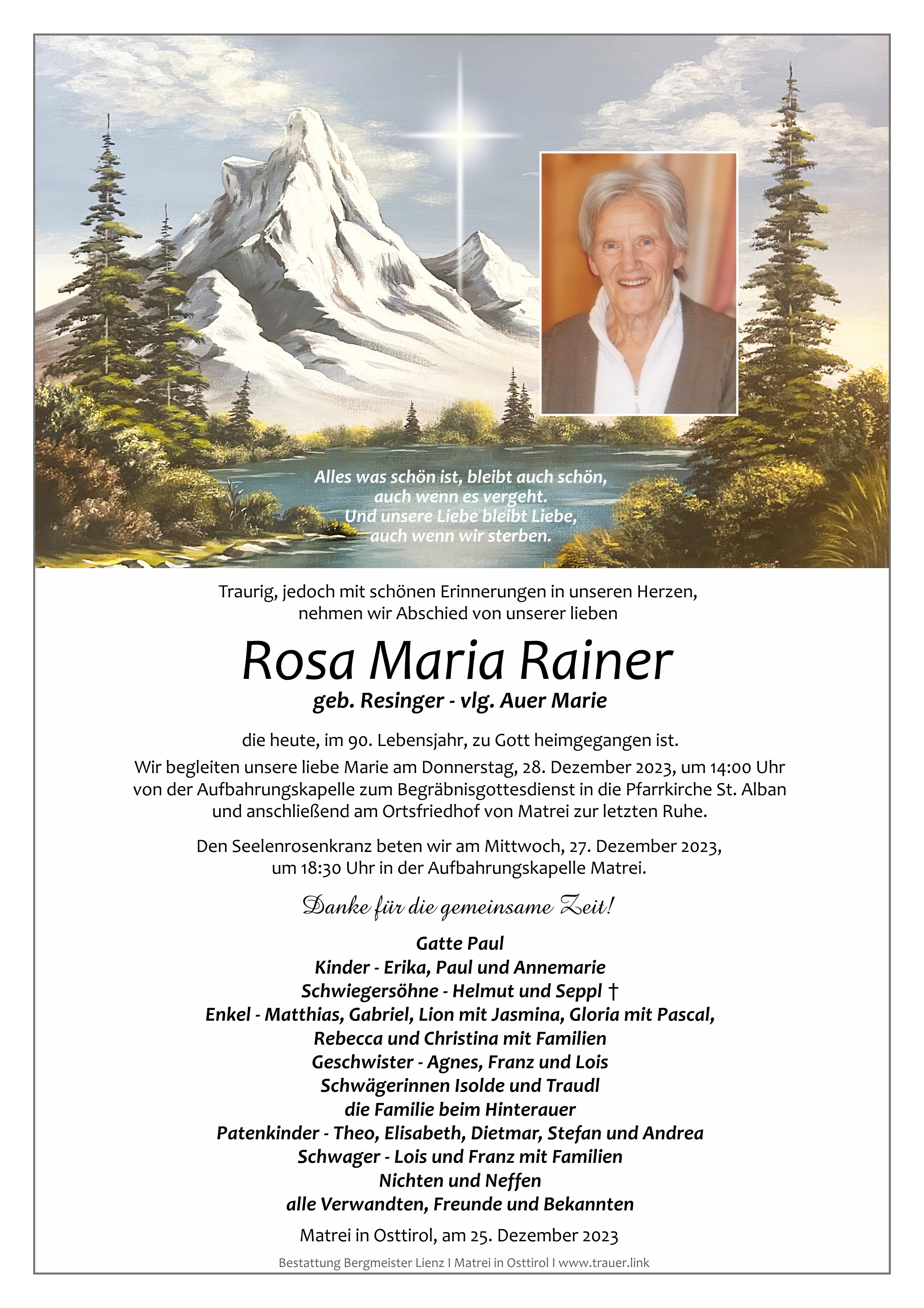 Rosa Maria Rainer