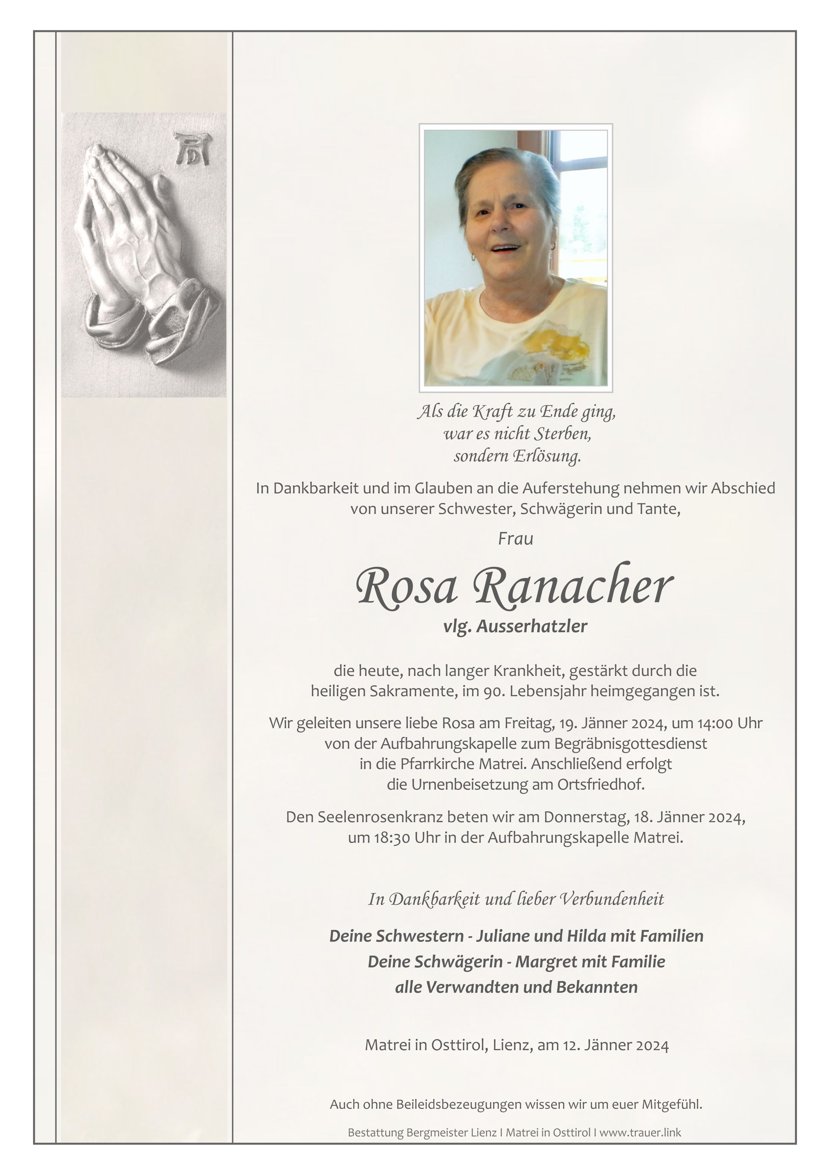 Rosa Ranacher