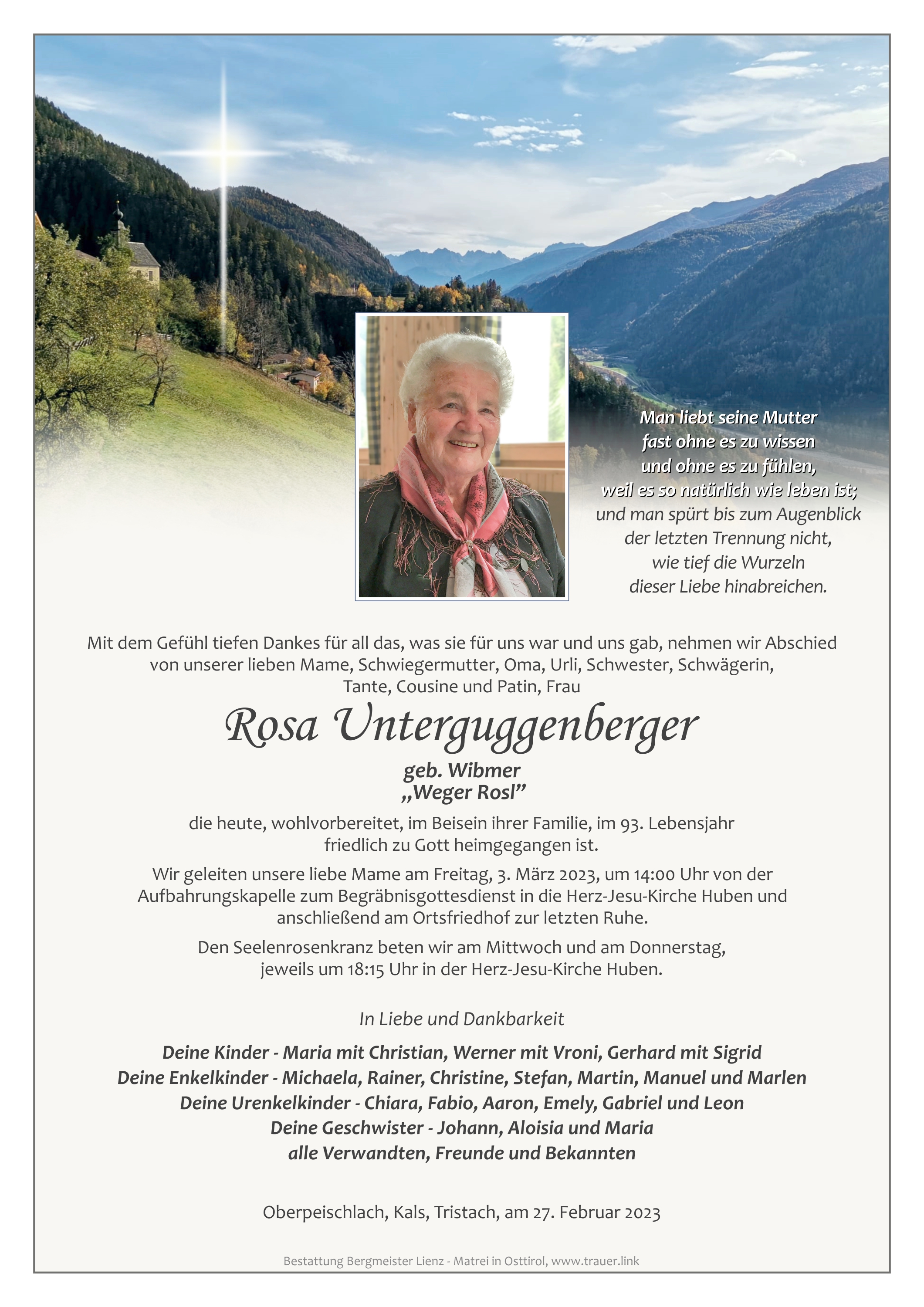 Rosa Unterguggenberger