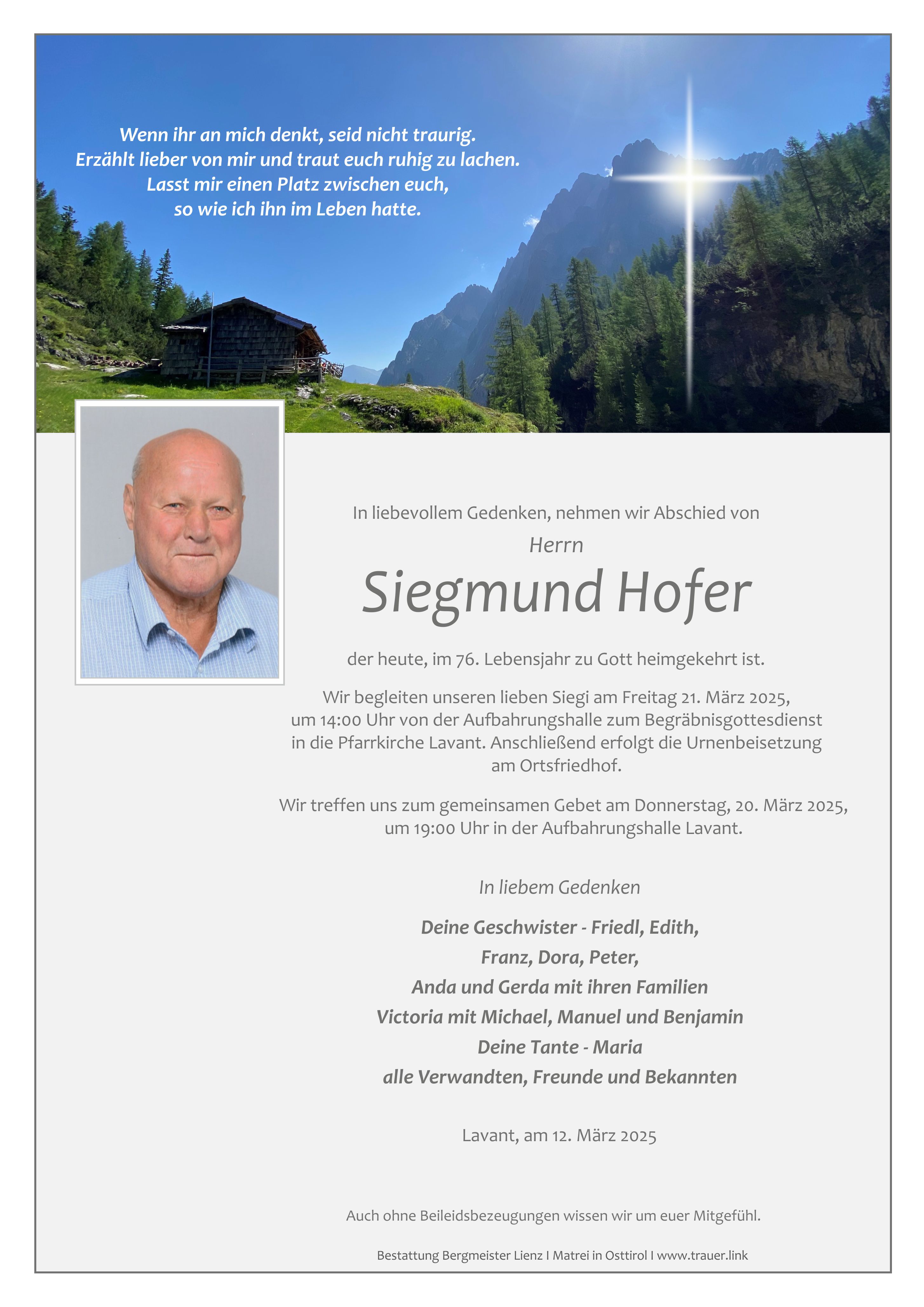 Siegmund Hofer