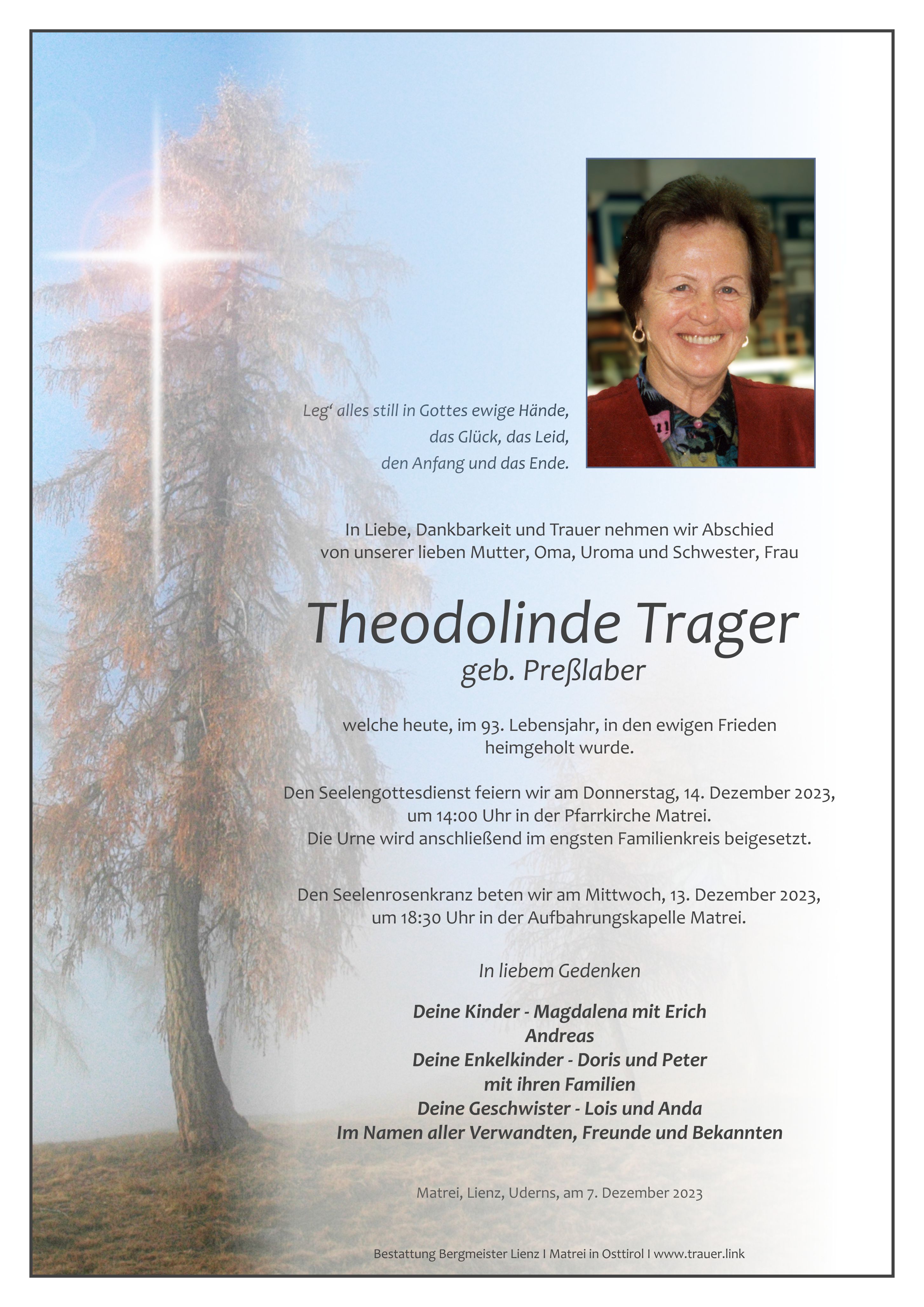 Theodolinde Trager