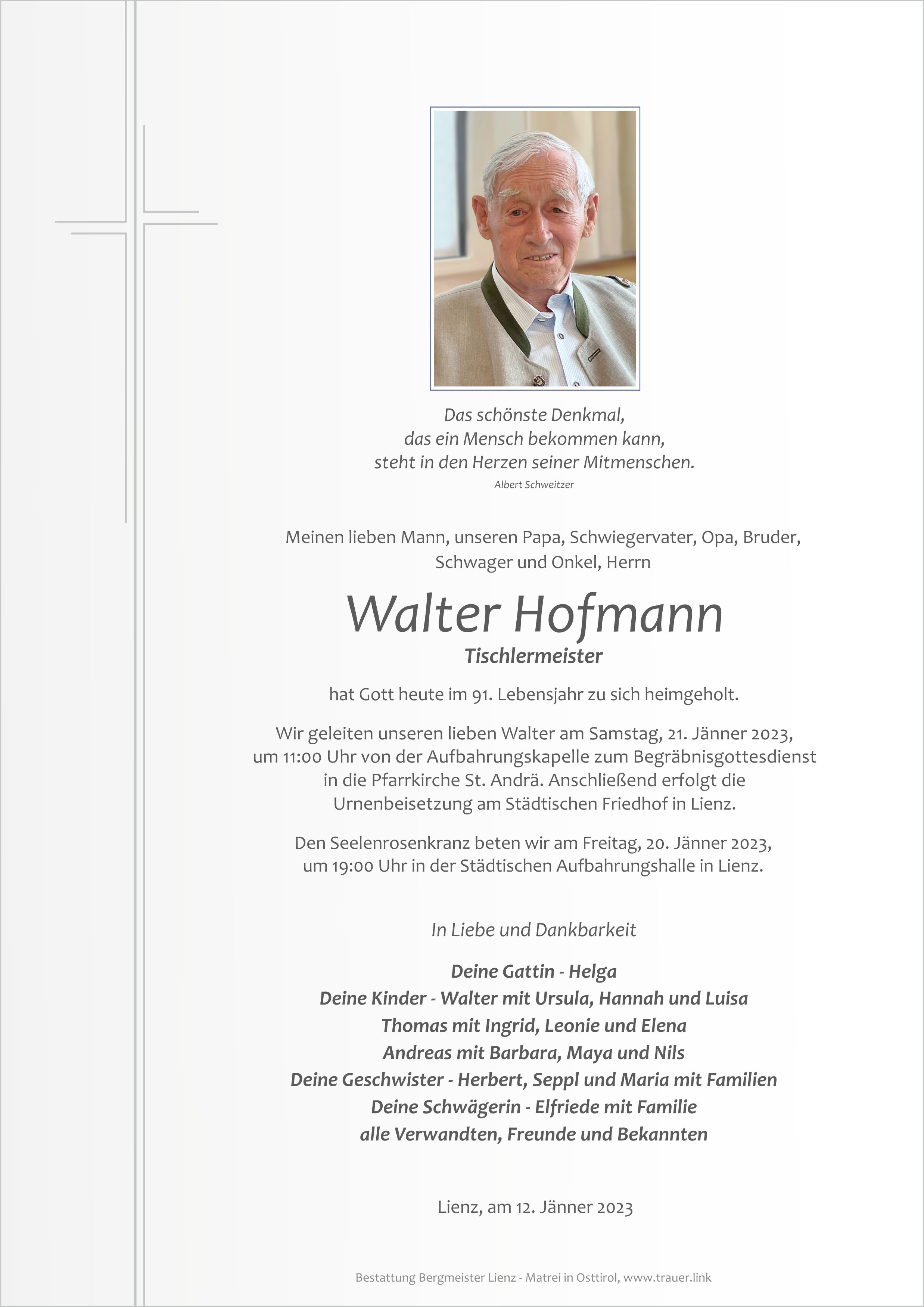 Walter Hofmann