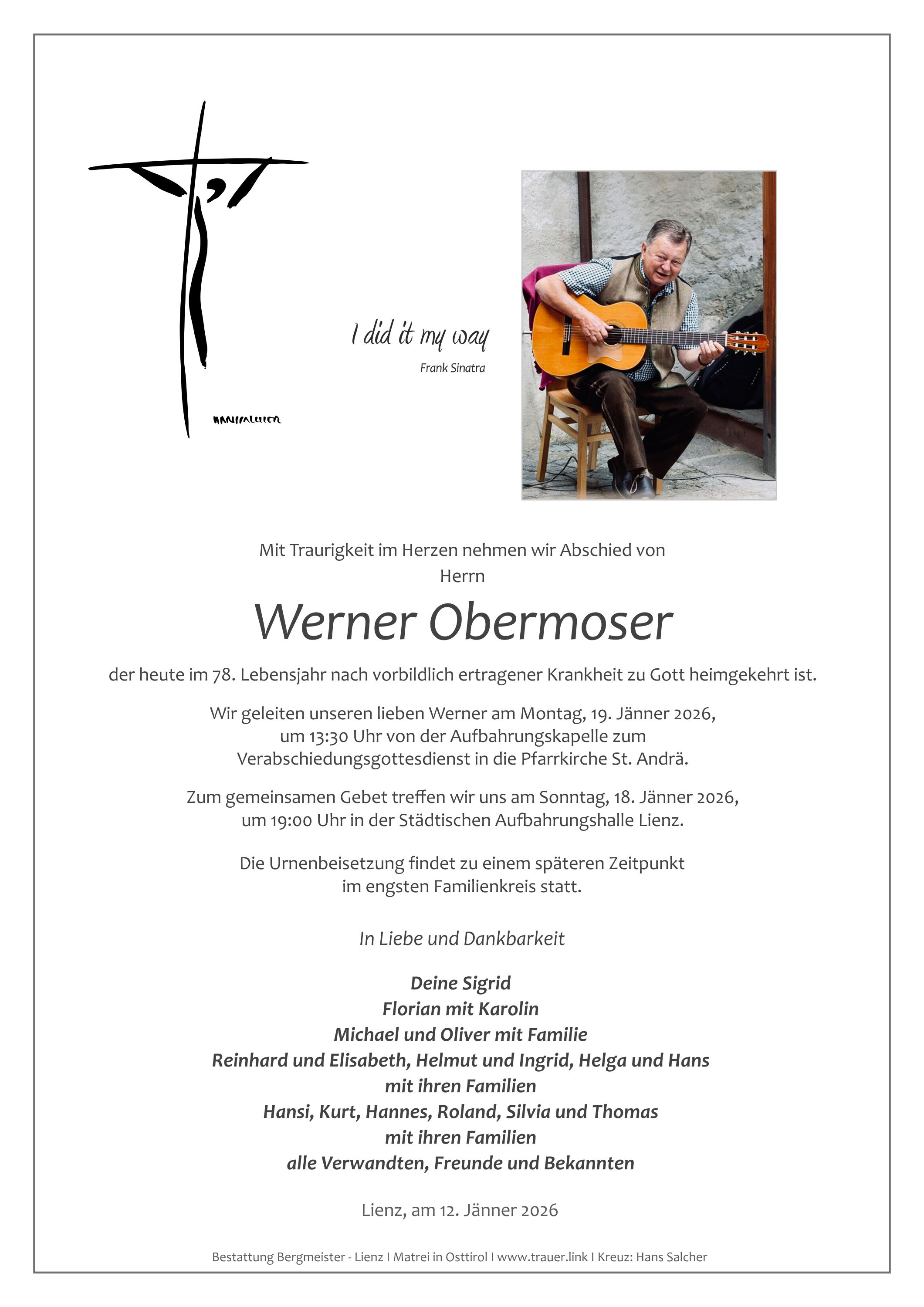 Werner Obermoser