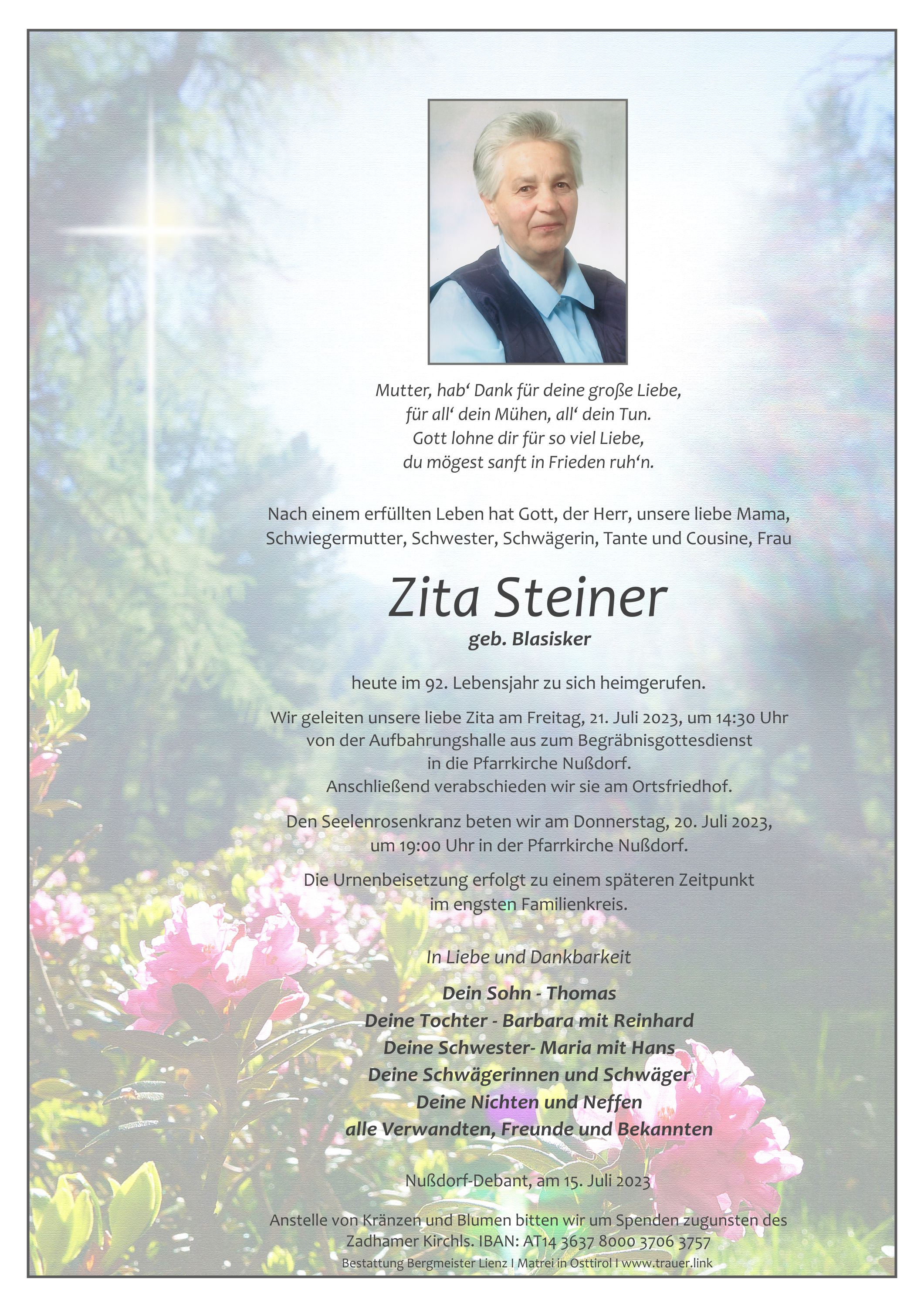 Zita Steiner