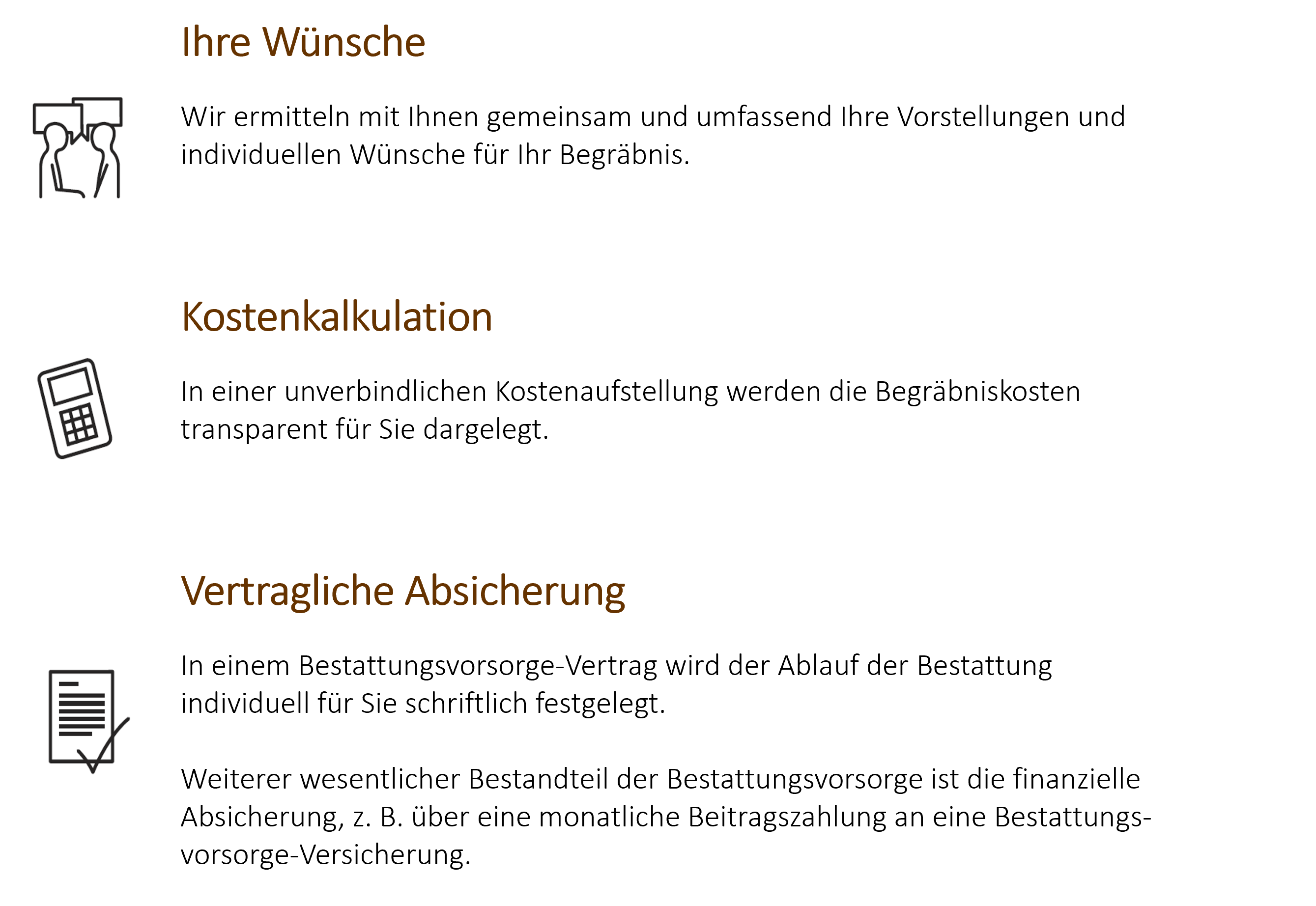 Bestattungsvorsorge