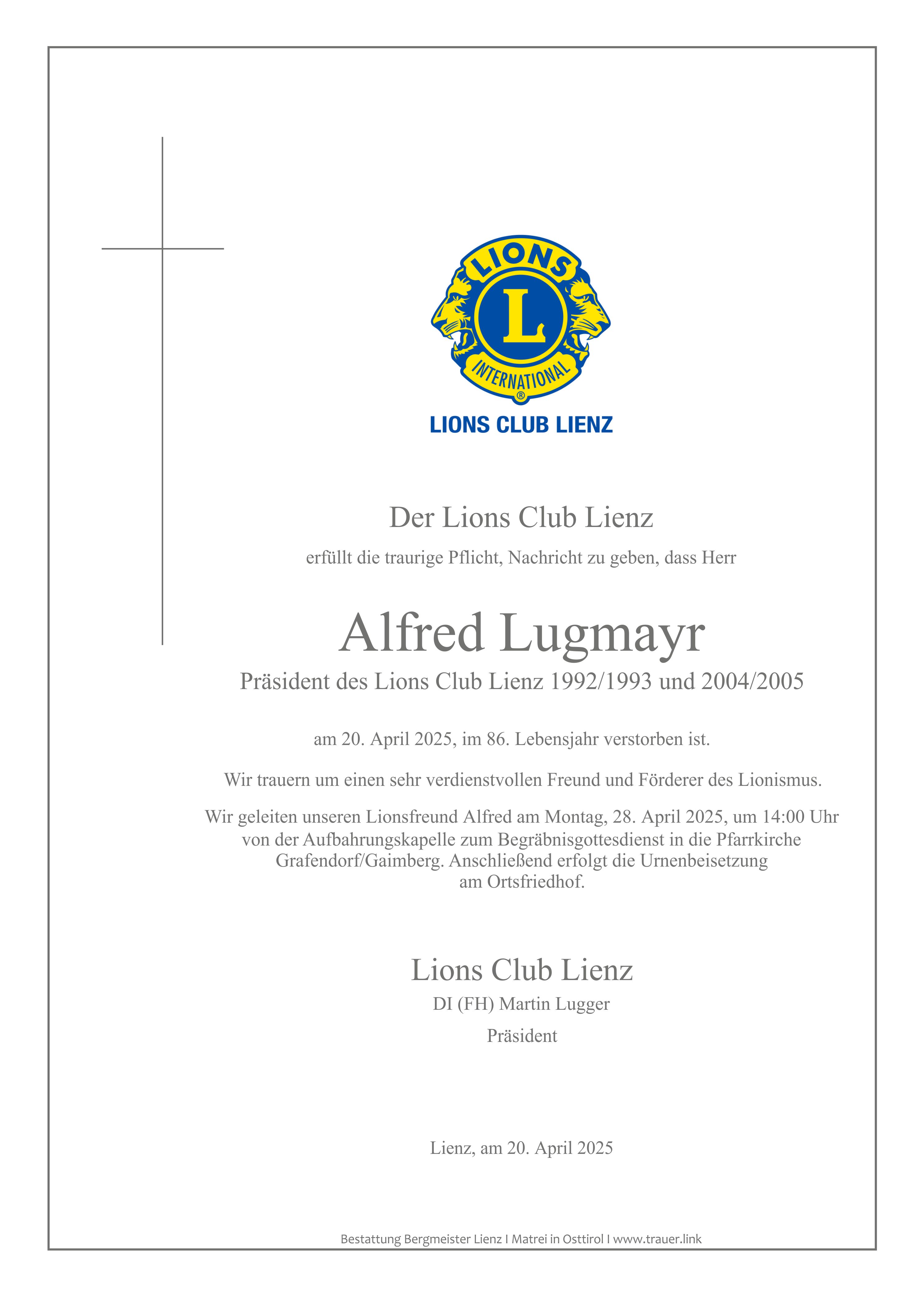 Alfred Lugmayr